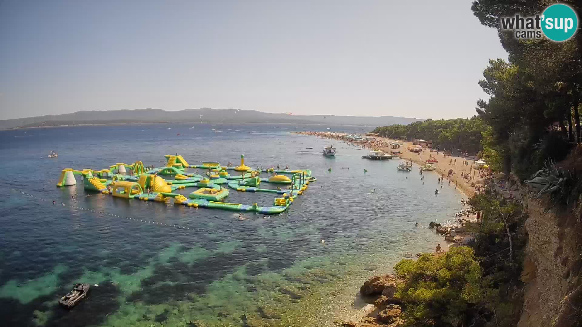 Webcam Bol Zlatni Rat – Vista en vivo desde la isla de Brač