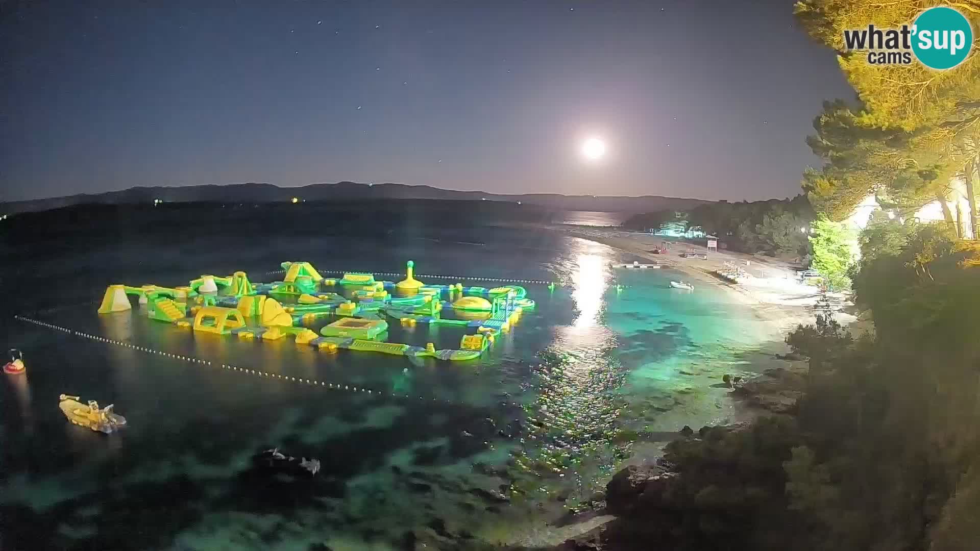 Webcam Bol Zlatni Rat – Vista en vivo desde la isla de Brač
