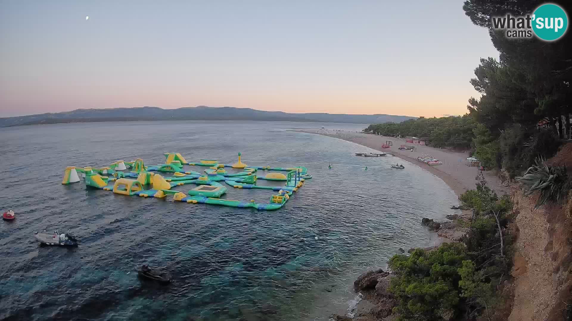 Webcam Bol Zlatni Rat – Vista en vivo desde la isla de Brač