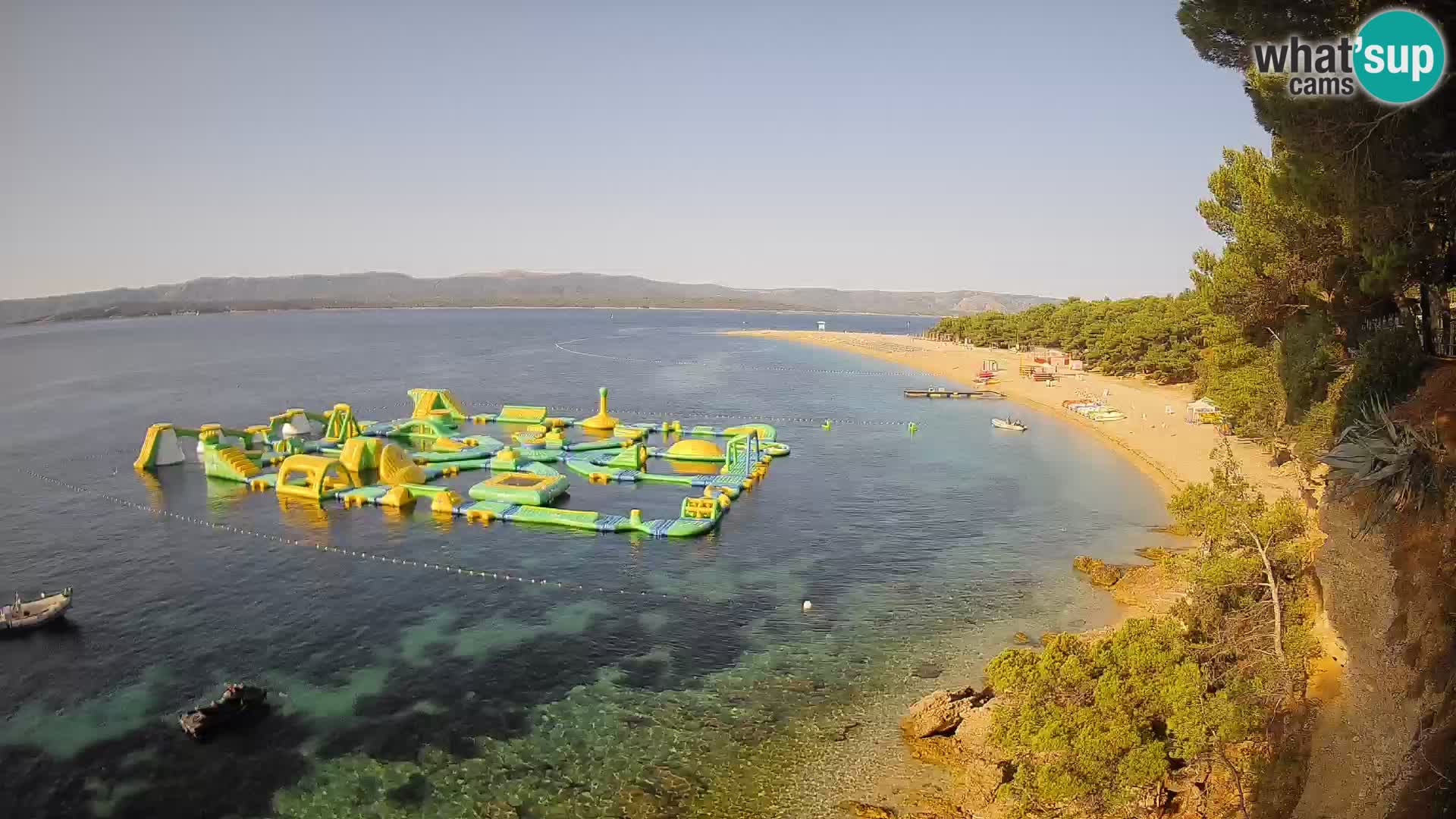 Webcam Bol Zlatni Rat – Vista en vivo desde la isla de Brač