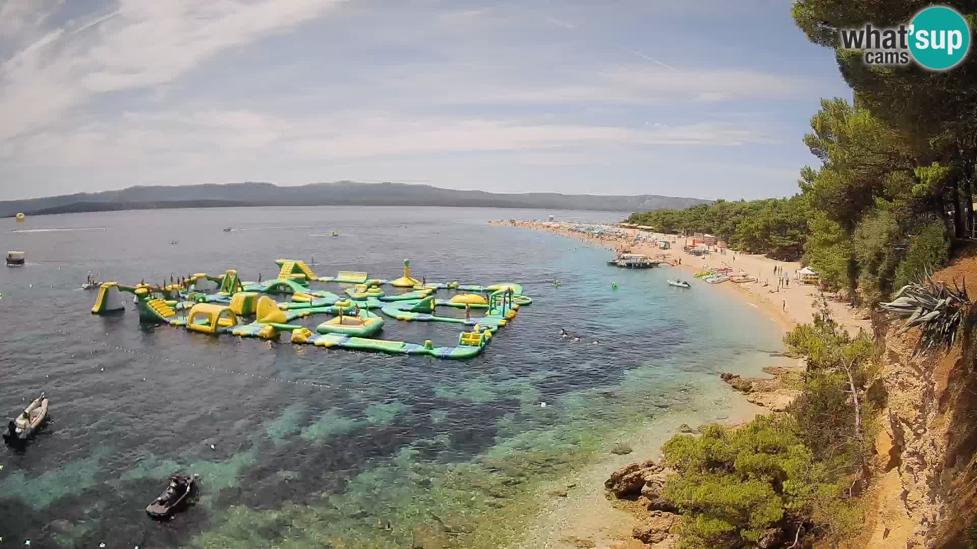 Webcam Bol Zlatni Rat – Vista en vivo desde la isla de Brač