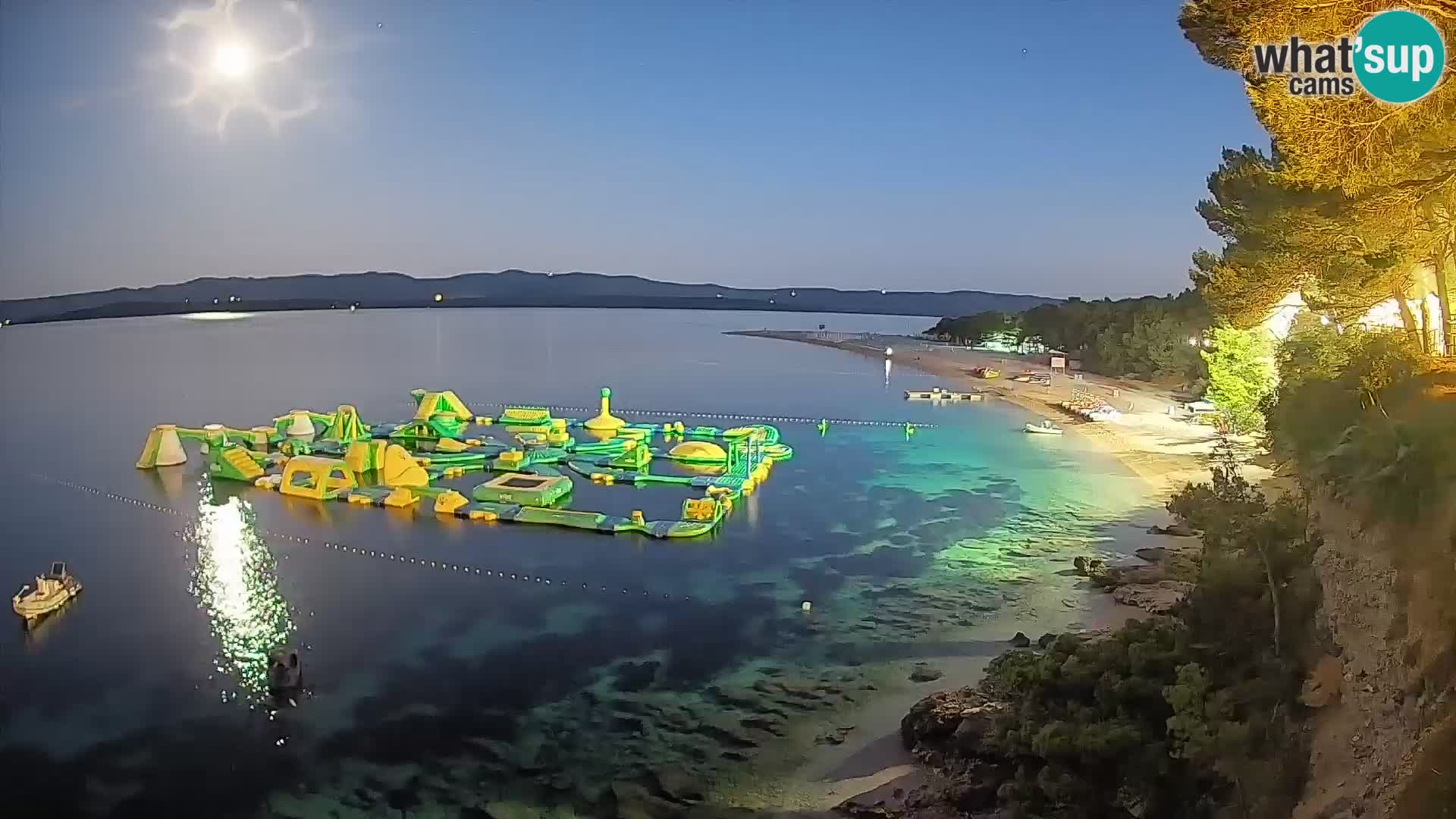 Webcam Bol Zlatni Rat – Vista en vivo desde la isla de Brač