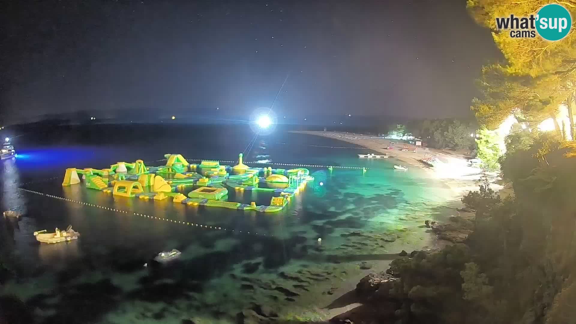 Webcam Zlatni Rat Bol – Liveblick vom berühmten Strand auf Brač