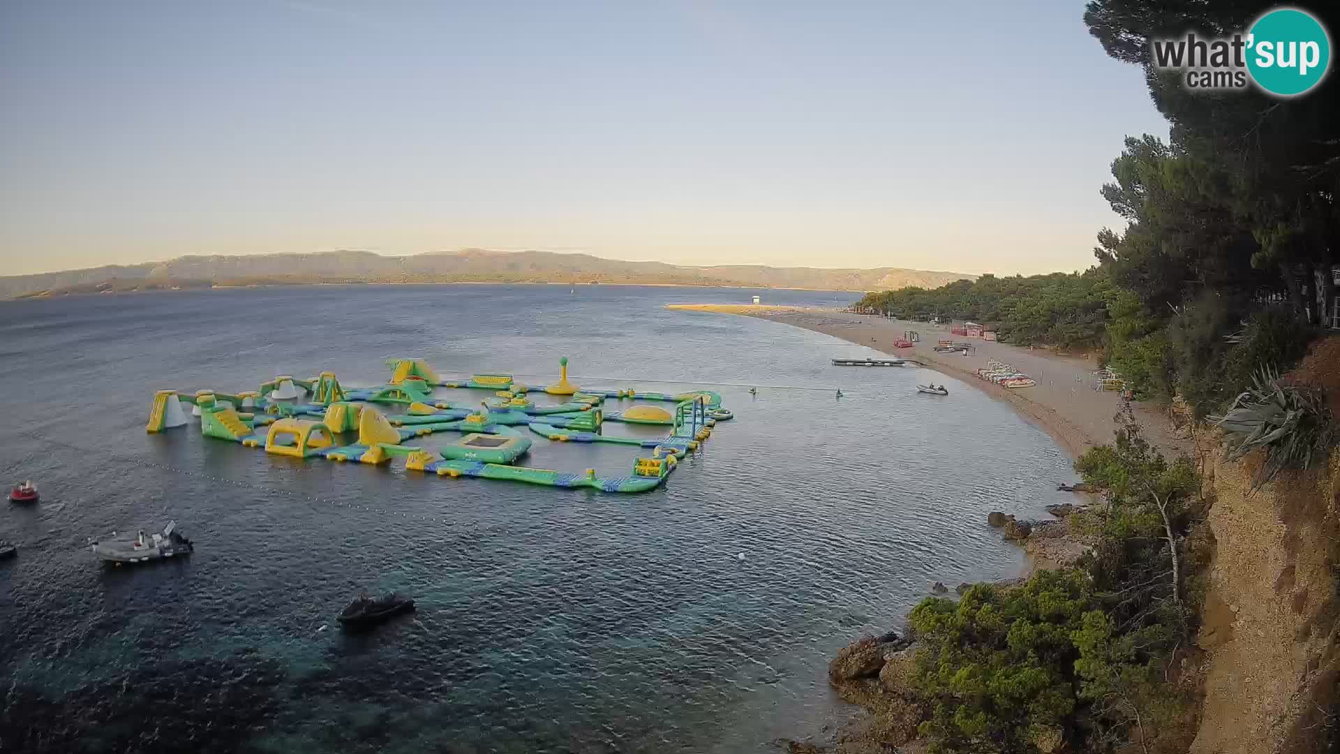 Webcam Bol Zlatni Rat – Vista en vivo desde la isla de Brač