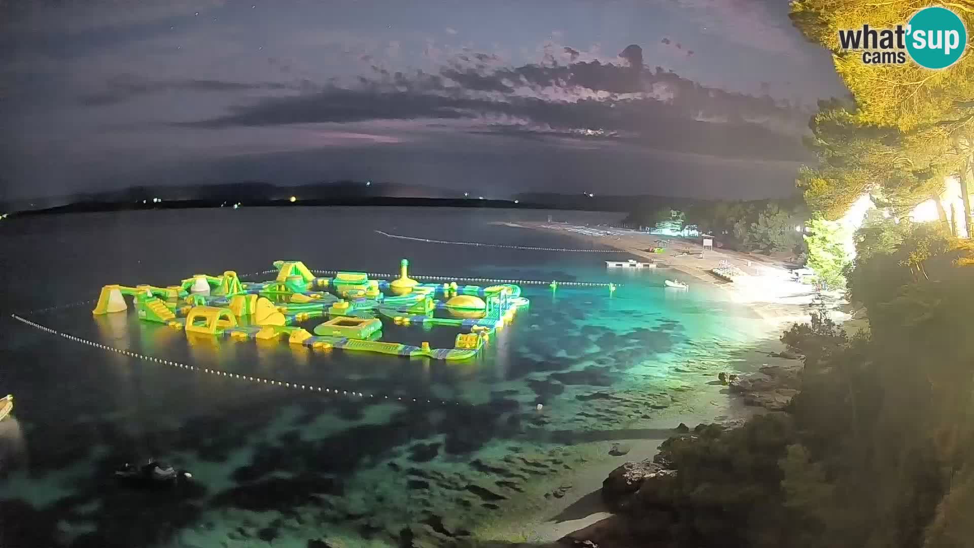 Webcam Bol Zlatni Rat – Vista en vivo desde la isla de Brač