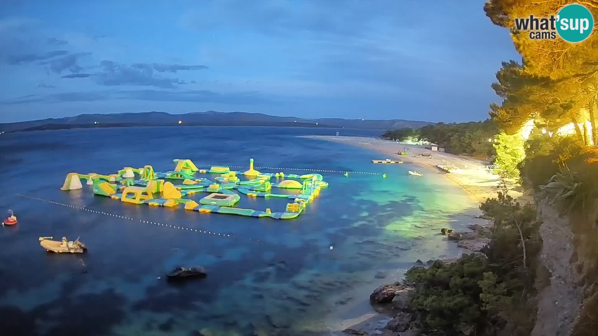 Webcam Zlatni Rat Bol – Liveblick vom berühmten Strand auf Brač