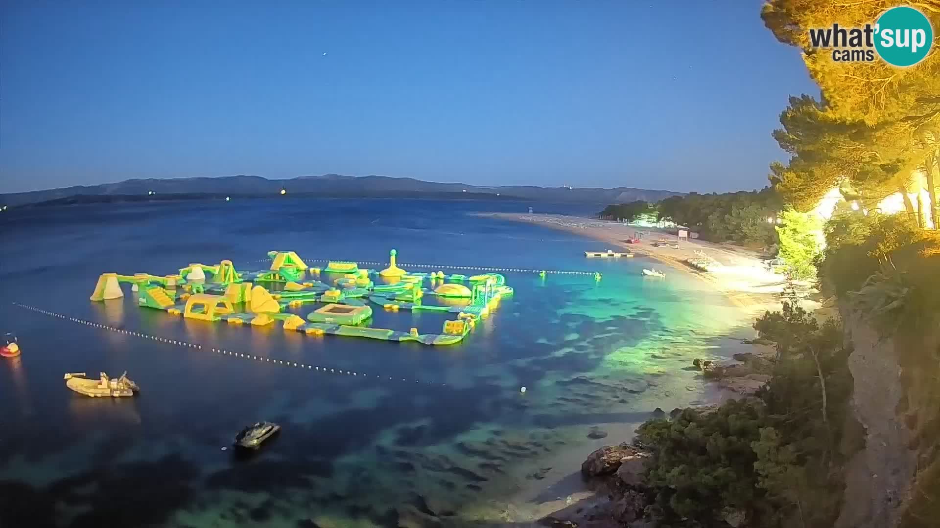 Webcam Zlatni Rat Bol – Liveblick vom berühmten Strand auf Brač