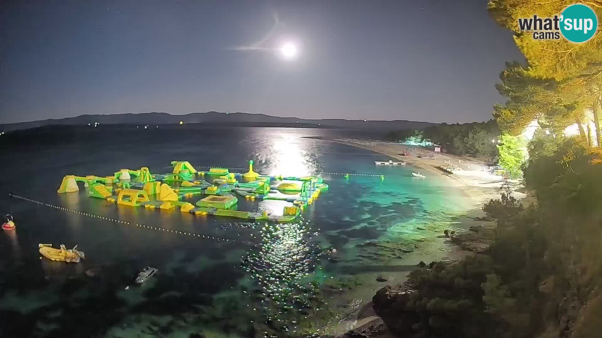 Webcam Zlatni Rat Bol – Liveblick vom berühmten Strand auf Brač