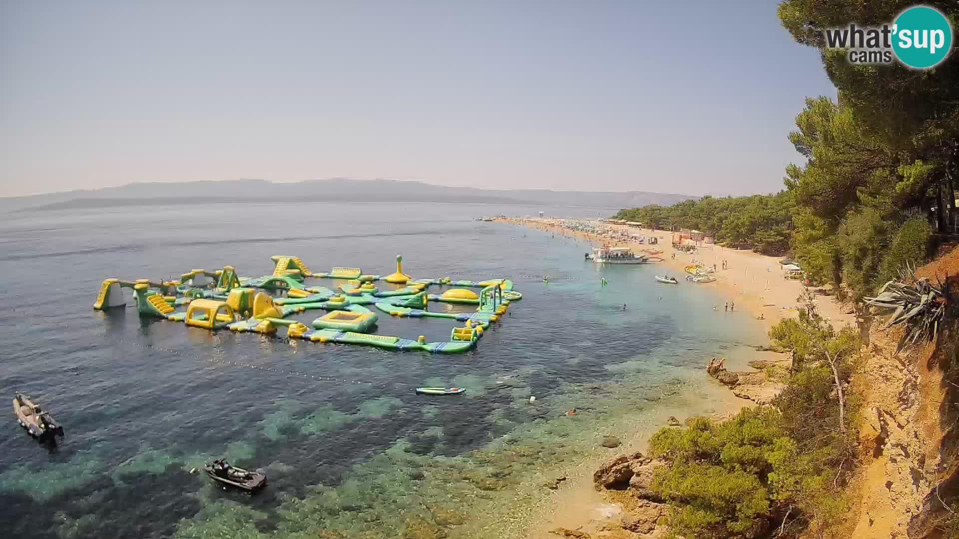 Webcam Bol Zlatni Rat – Vista en vivo desde la isla de Brač