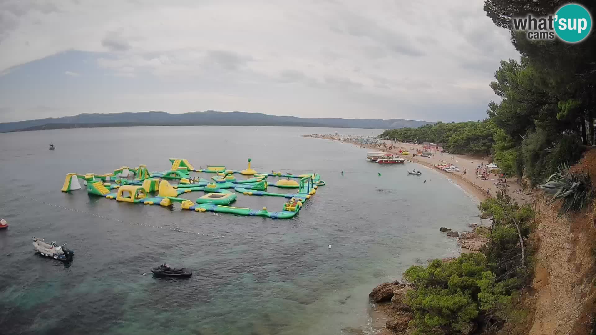 Webcam Zlatni Rat Bol – Liveblick vom berühmten Strand auf Brač