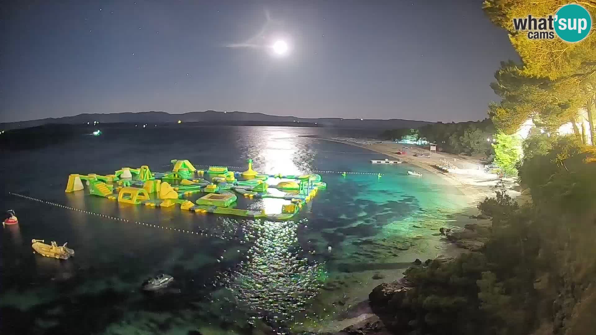 Webcam Zlatni Rat Bol – Liveblick vom berühmten Strand auf Brač