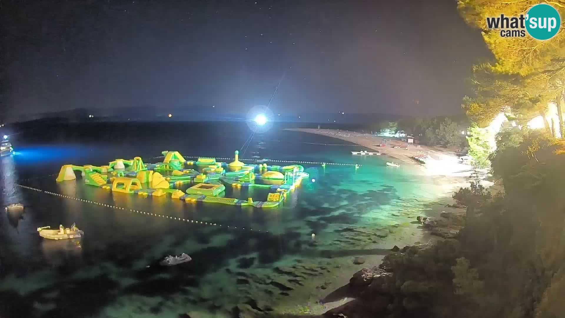 Webcam Bol Zlatni Rat – Vista en vivo desde la isla de Brač