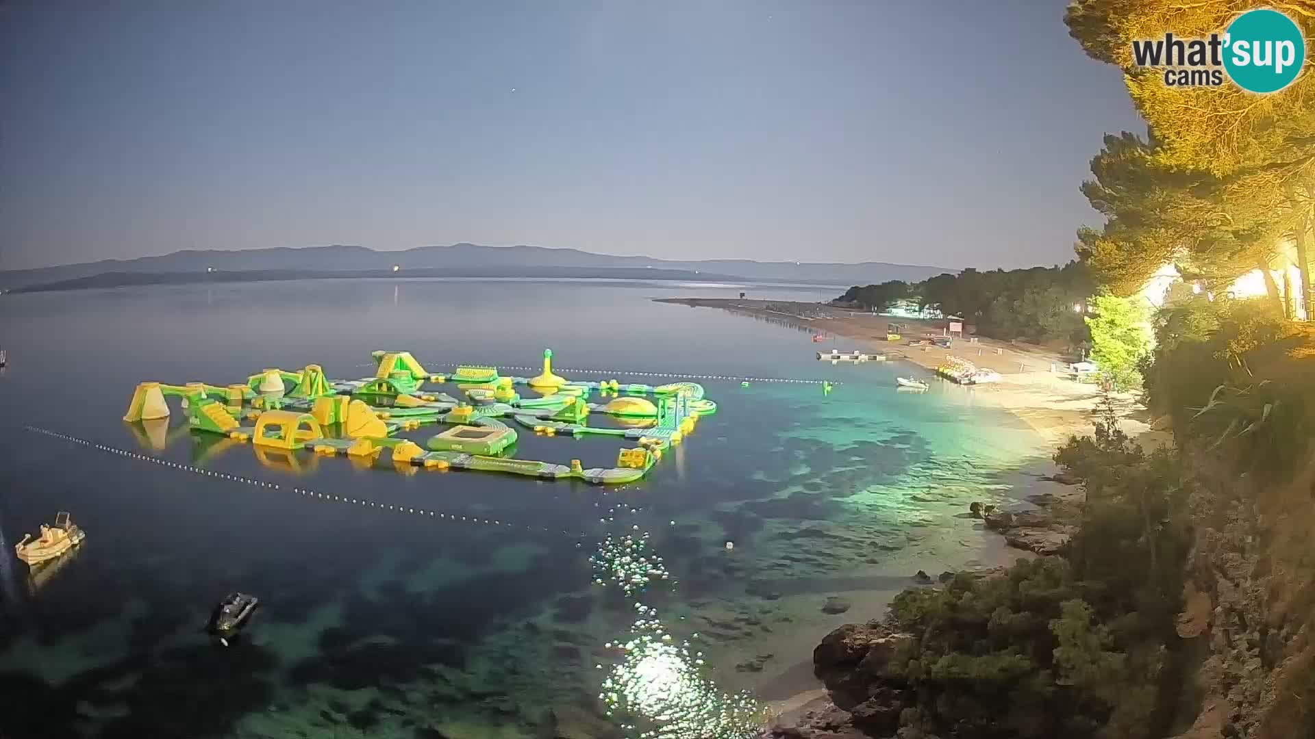 Webcam Bol Zlatni Rat – Vista en vivo desde la isla de Brač