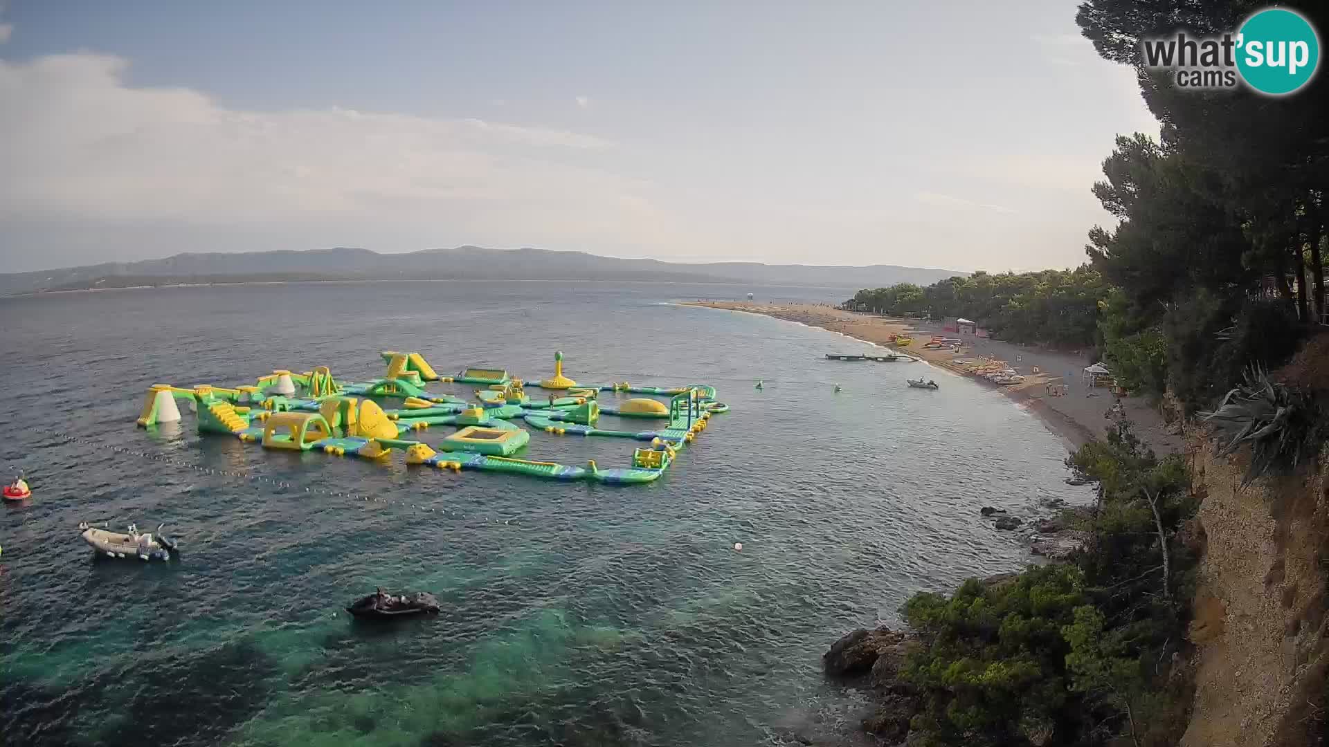 Webcam Bol Zlatni Rat – Vista en vivo desde la isla de Brač