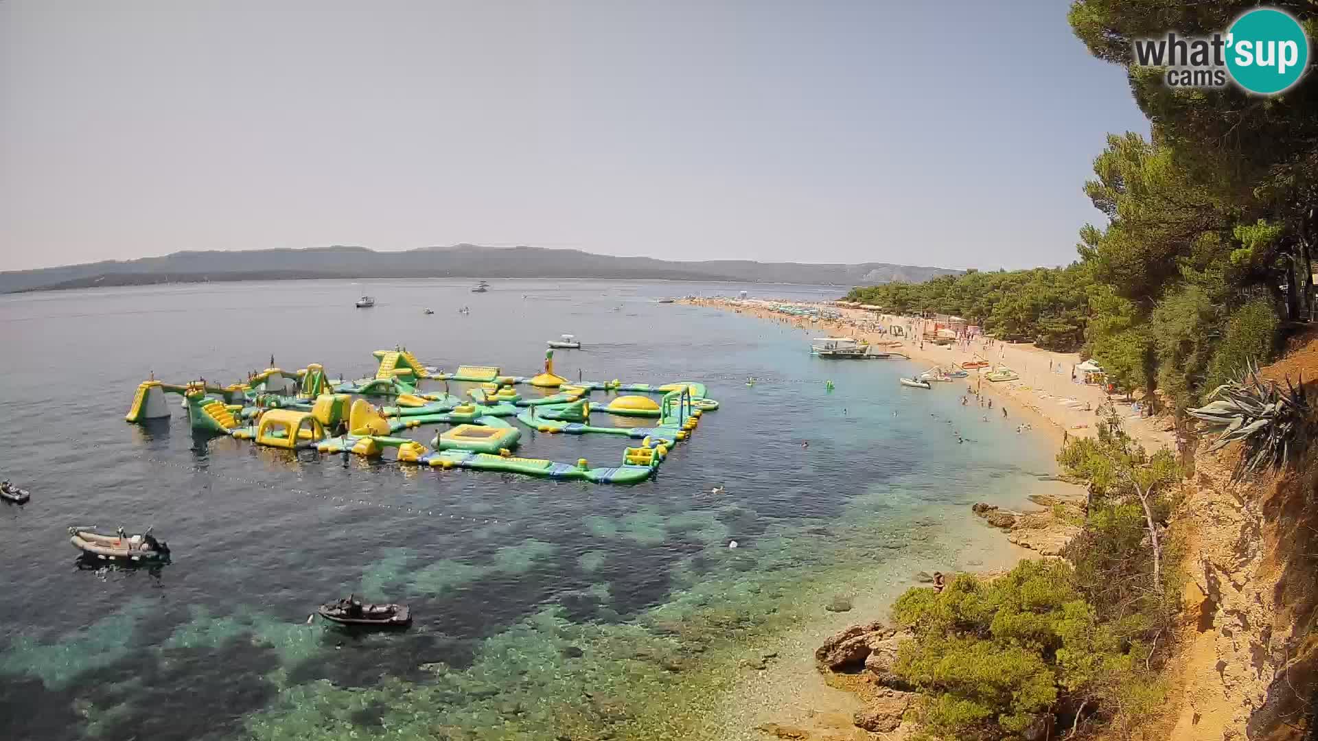 Webcam Zlatni Rat Bol – Liveblick vom berühmten Strand auf Brač