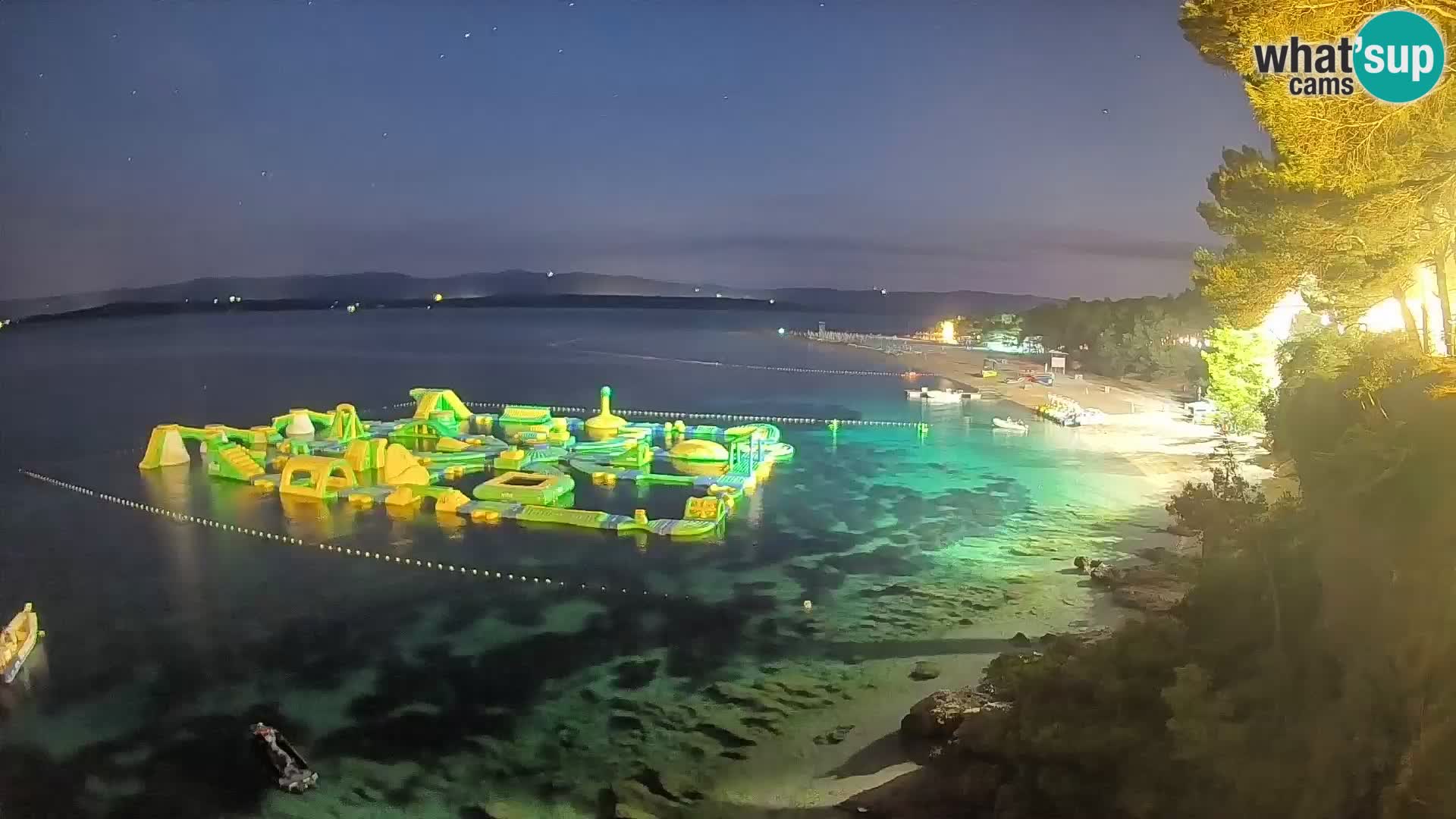 Webcam Bol Zlatni Rat – Vista en vivo desde la isla de Brač