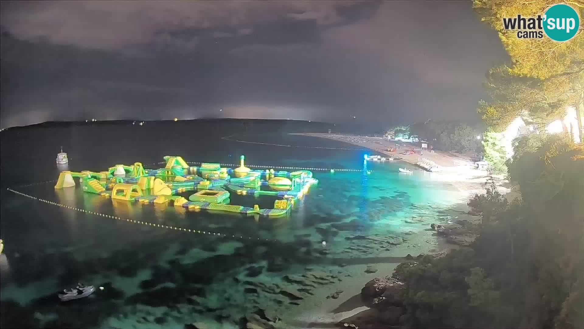 Webcam Bol Zlatni Rat – Vista en vivo desde la isla de Brač
