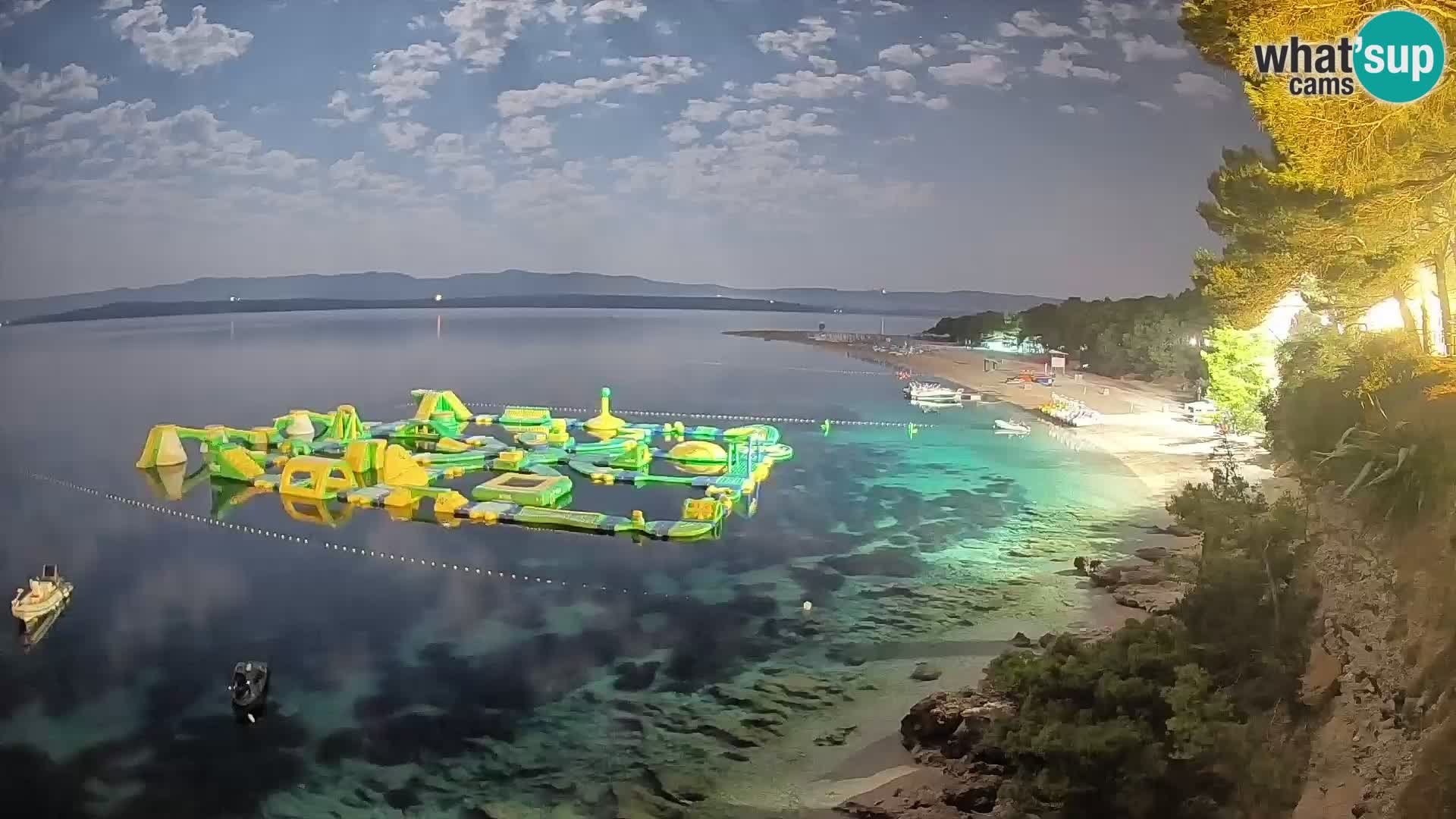 Webcam Bol Zlatni Rat – Vista en vivo desde la isla de Brač