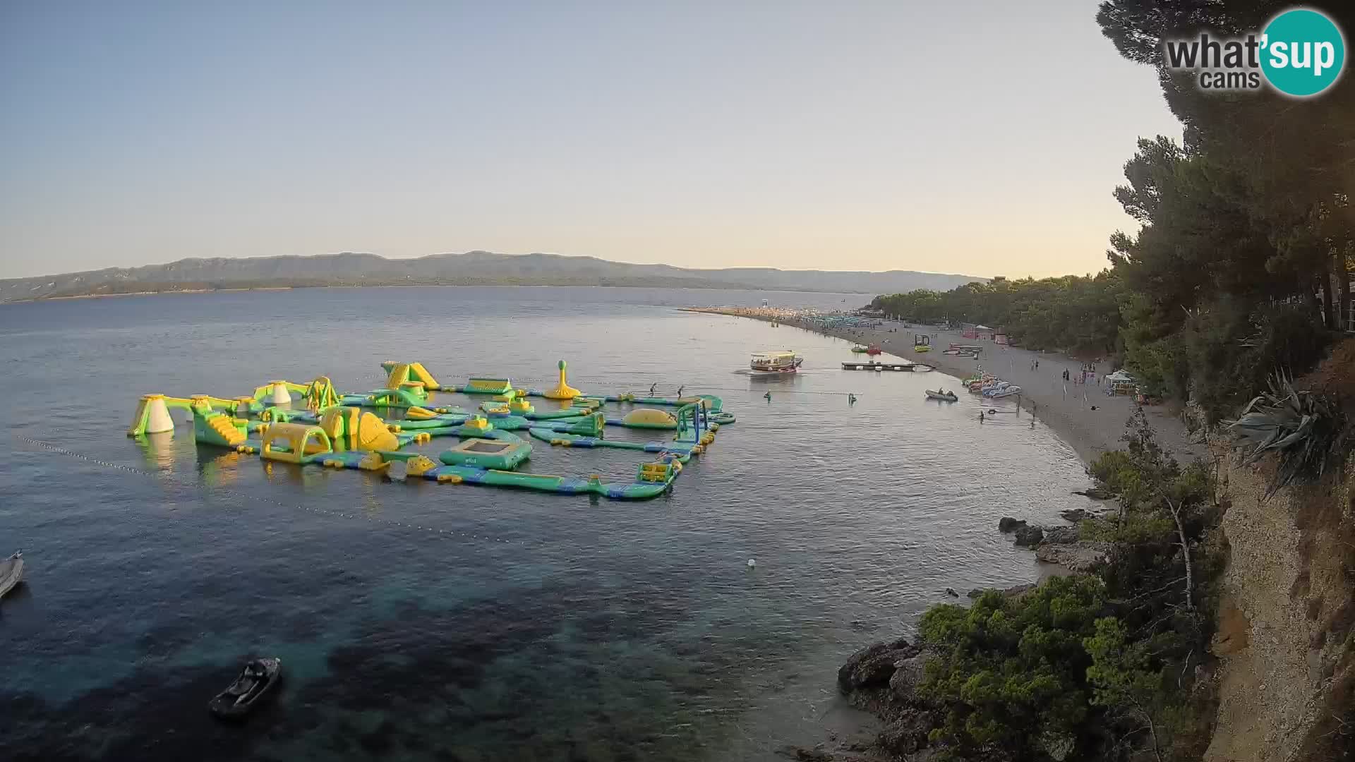 Webcam Zlatni Rat Bol – Liveblick vom berühmten Strand auf Brač