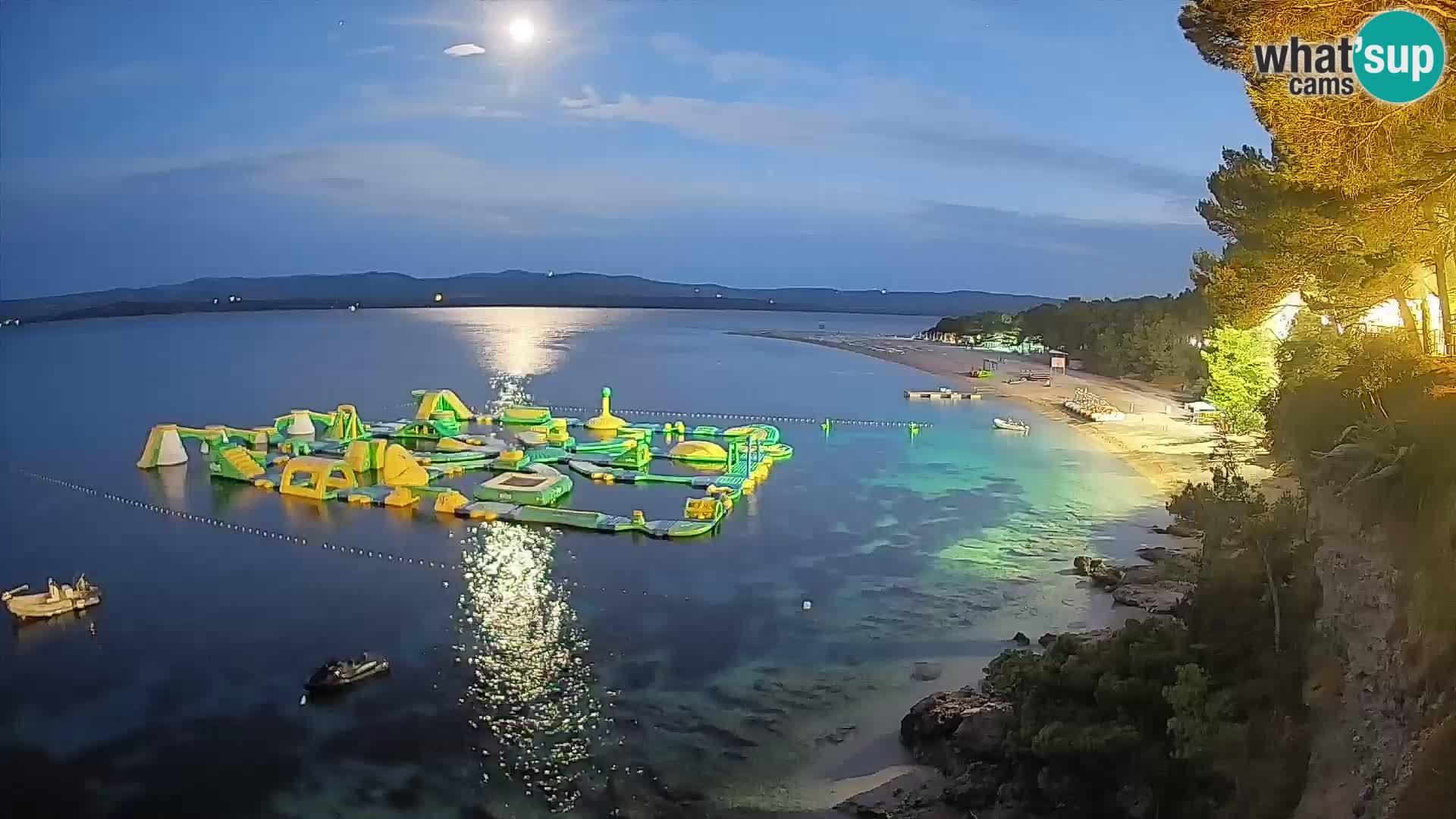 Webcam Bol Zlatni Rat – Vista en vivo desde la isla de Brač