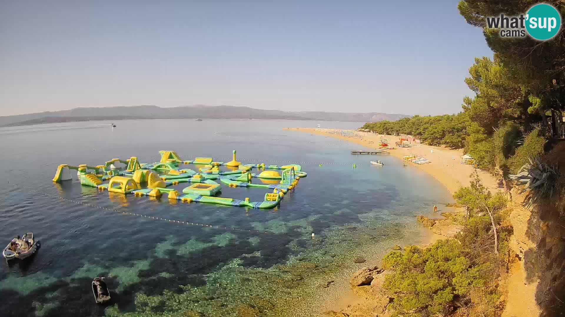 Webcam Zlatni Rat Bol – Liveblick vom berühmten Strand auf Brač