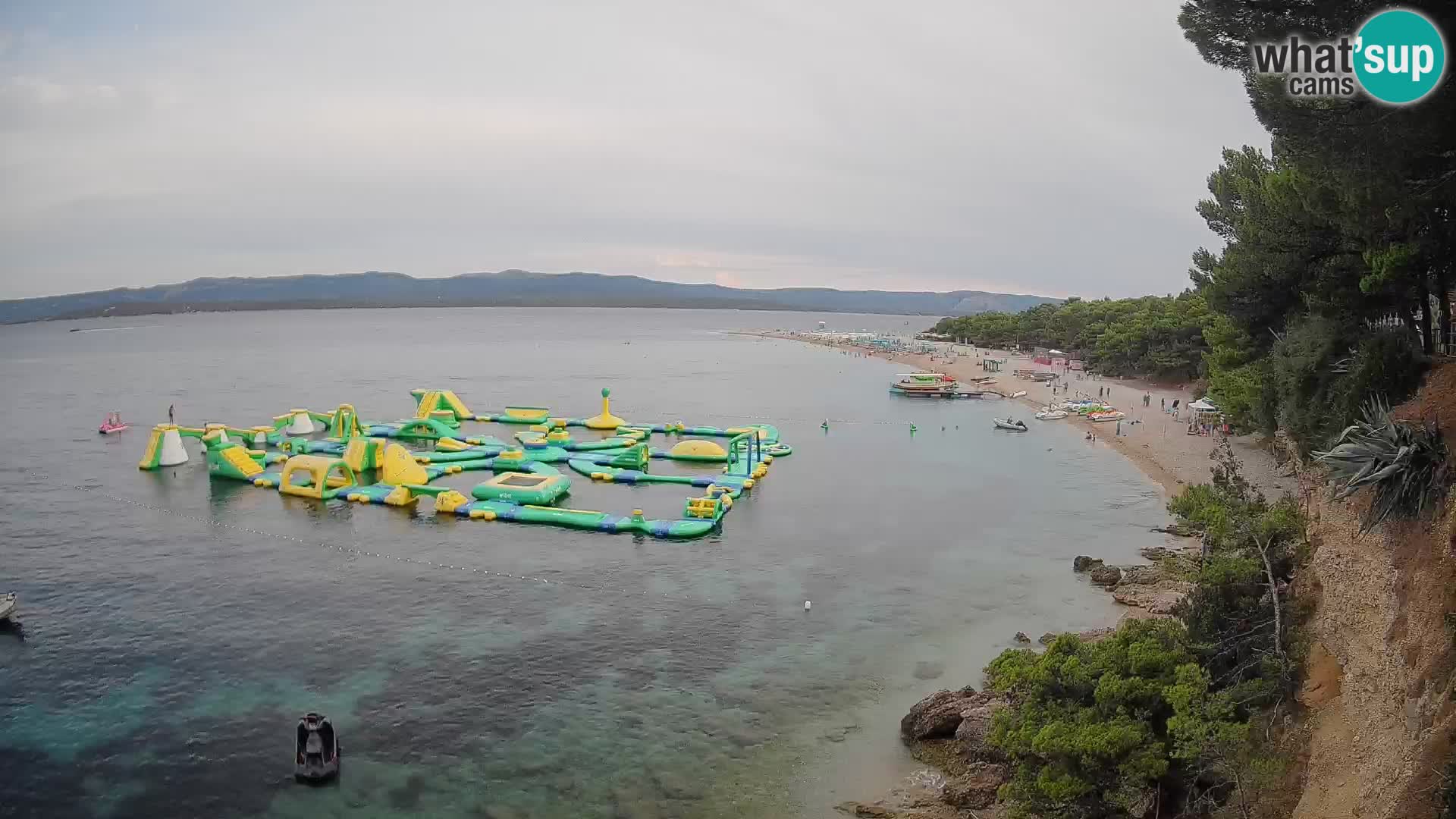 Webcam Zlatni Rat Bol – Liveblick vom berühmten Strand auf Brač