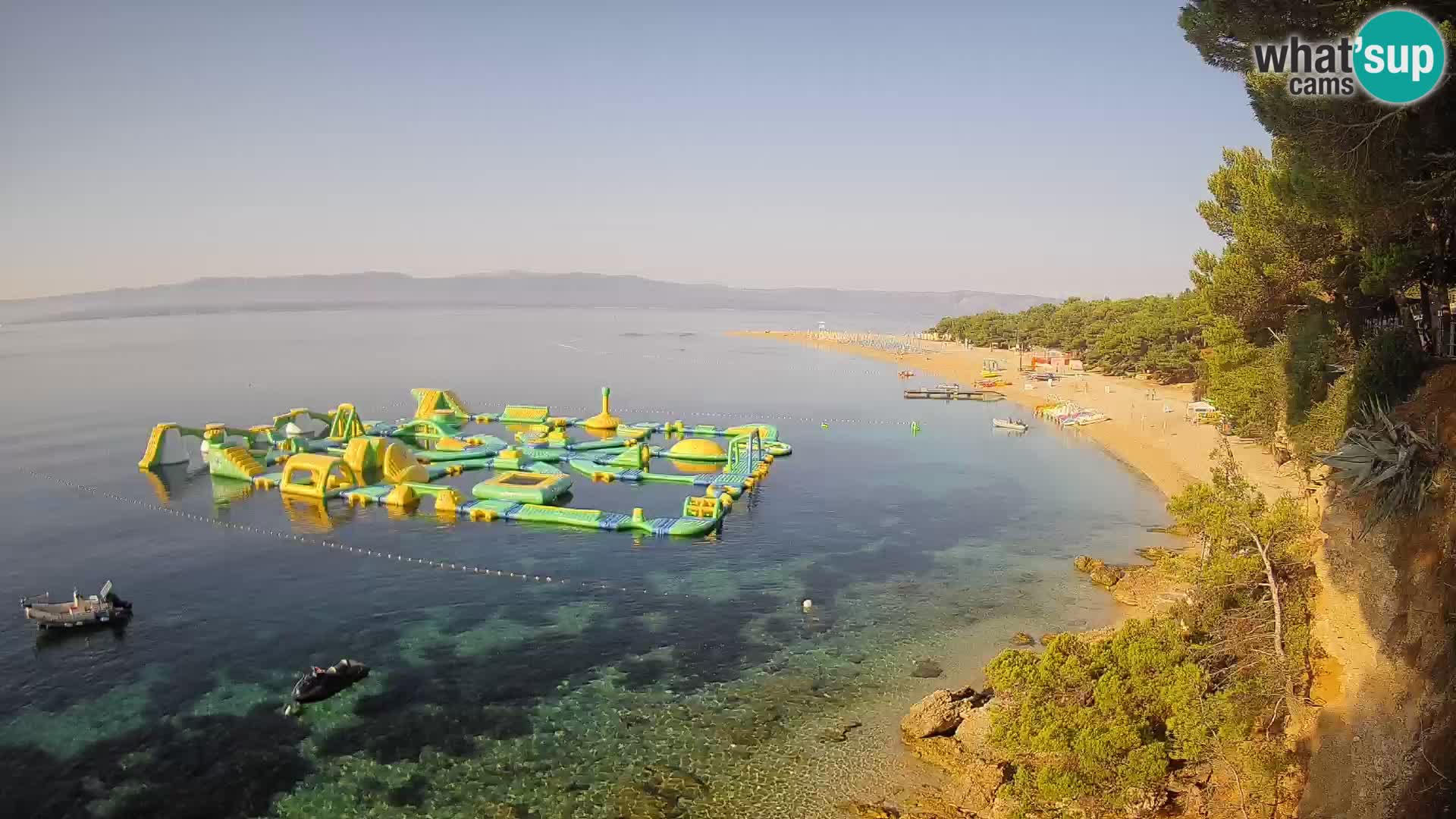 Webcam Zlatni Rat Bol – Liveblick vom berühmten Strand auf Brač