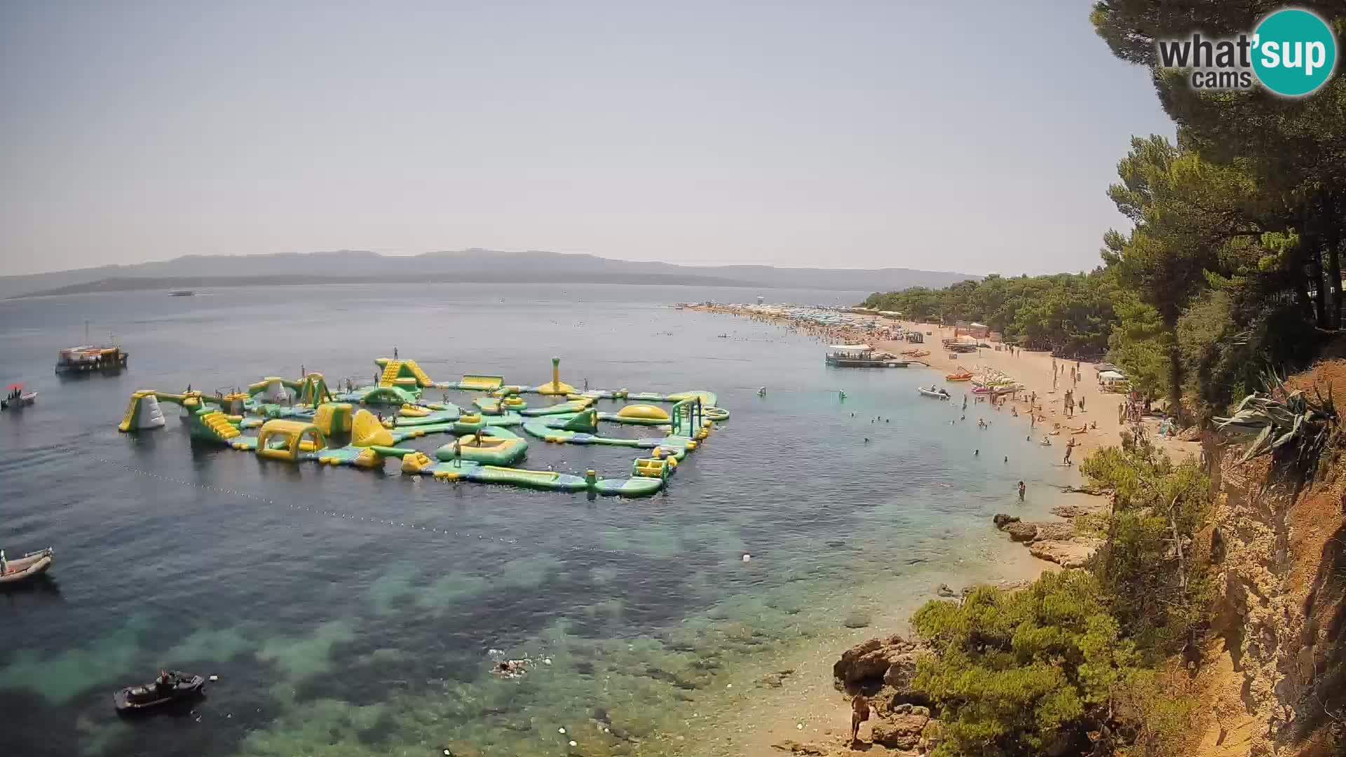 Webcam Bol Zlatni Rat – Vista en vivo desde la isla de Brač