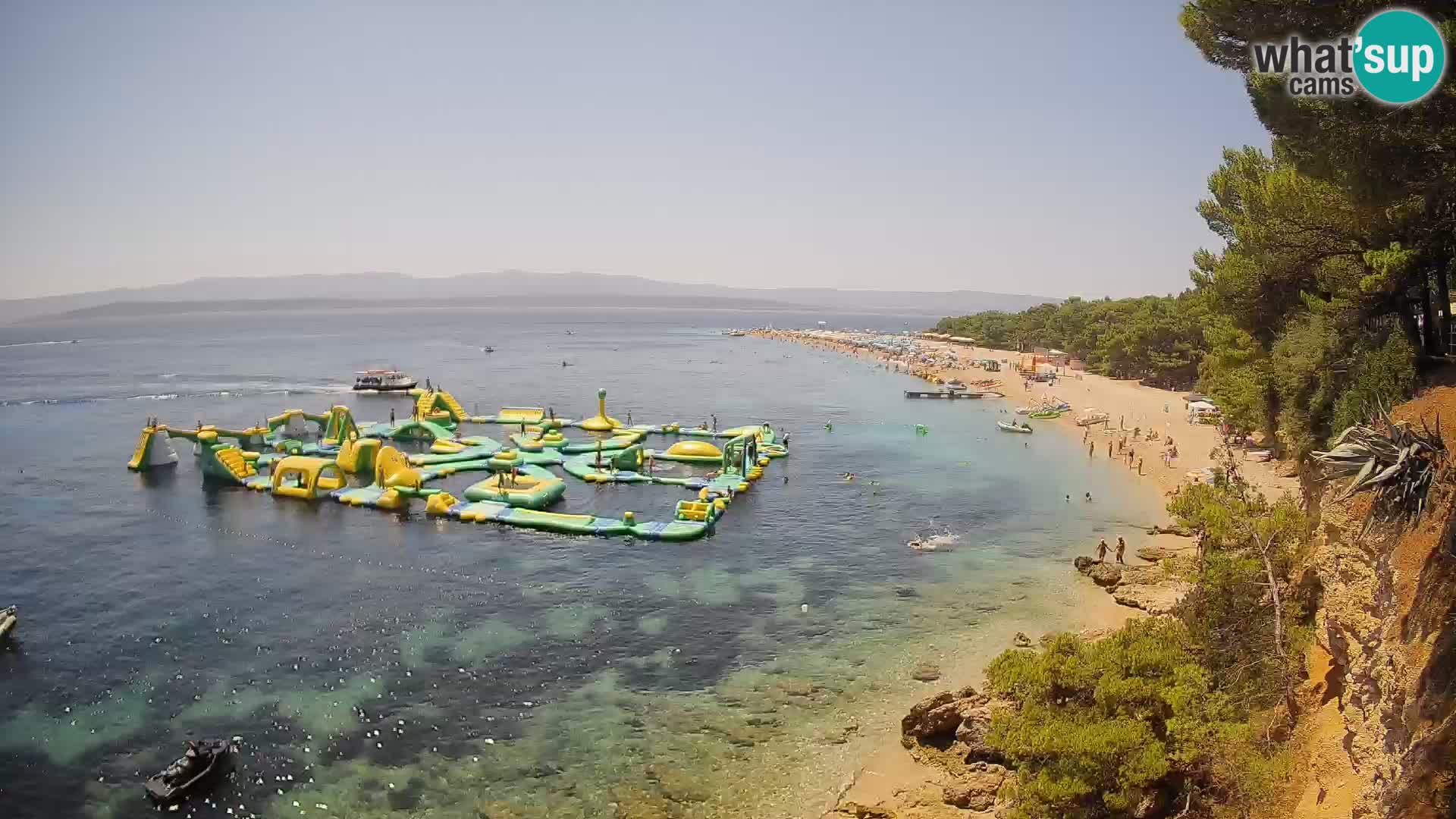 Webcam Zlatni Rat Bol – Liveblick vom berühmten Strand auf Brač
