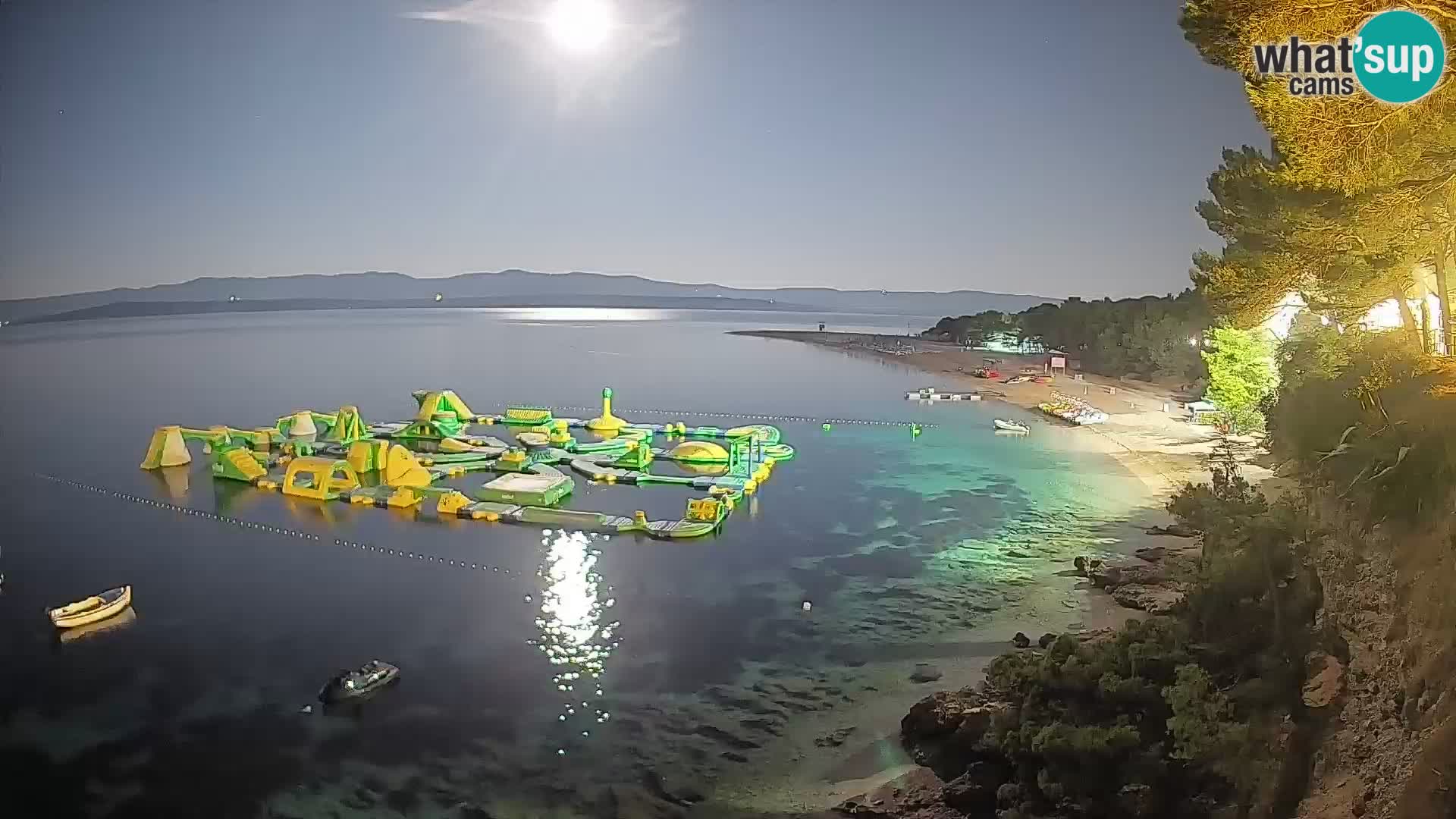 Webcam Bol Zlatni Rat – Vista en vivo desde la isla de Brač