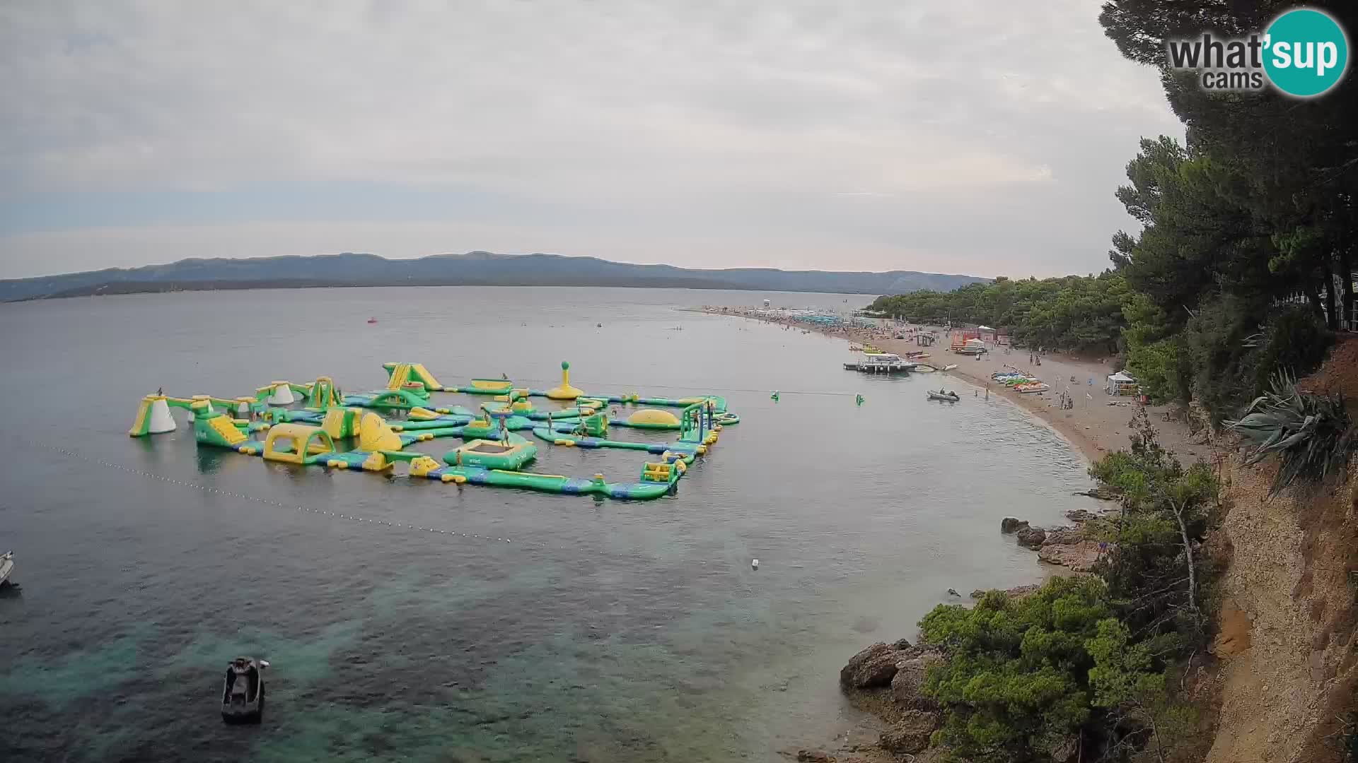 Webcam Bol Zlatni Rat – Vista en vivo desde la isla de Brač
