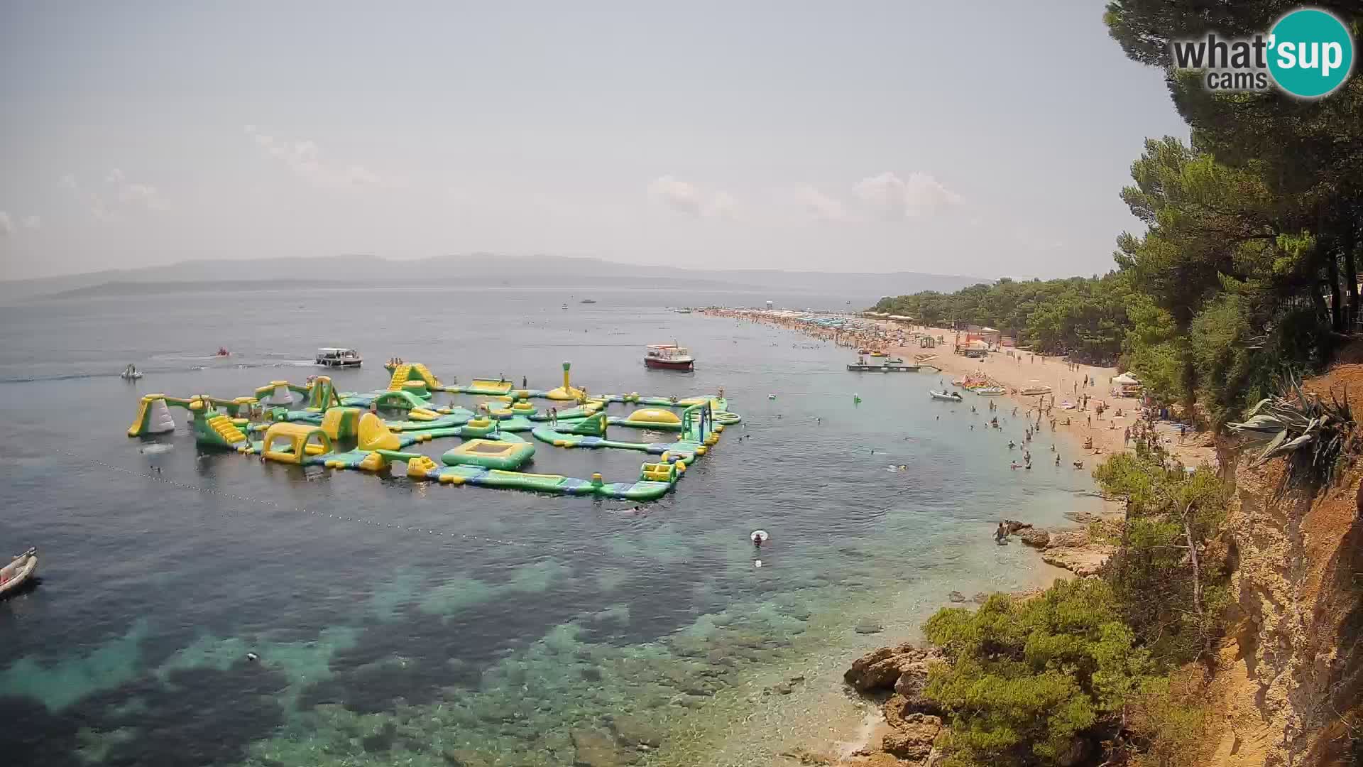 Webcam Zlatni Rat Bol – Liveblick vom berühmten Strand auf Brač