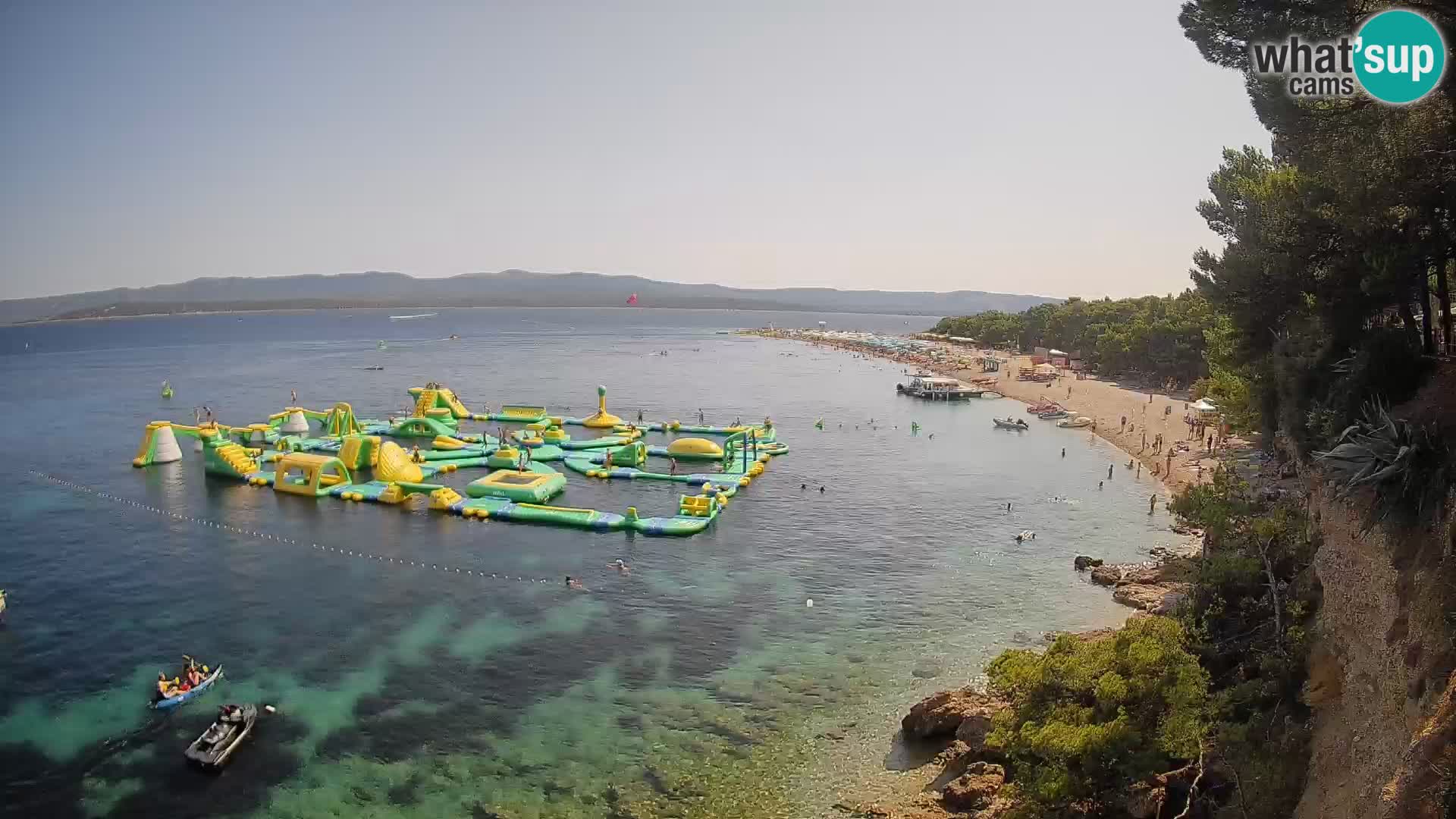 Webcam Zlatni Rat Bol – Liveblick vom berühmten Strand auf Brač