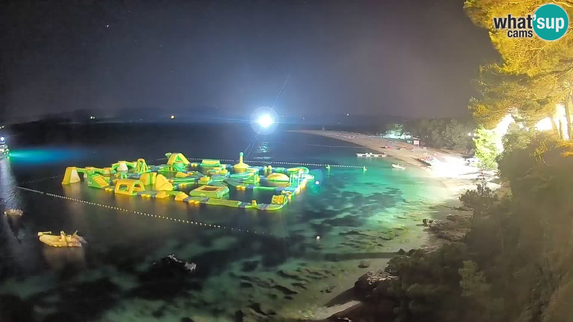 Webcam Bol Zlatni Rat – Vista en vivo desde la isla de Brač