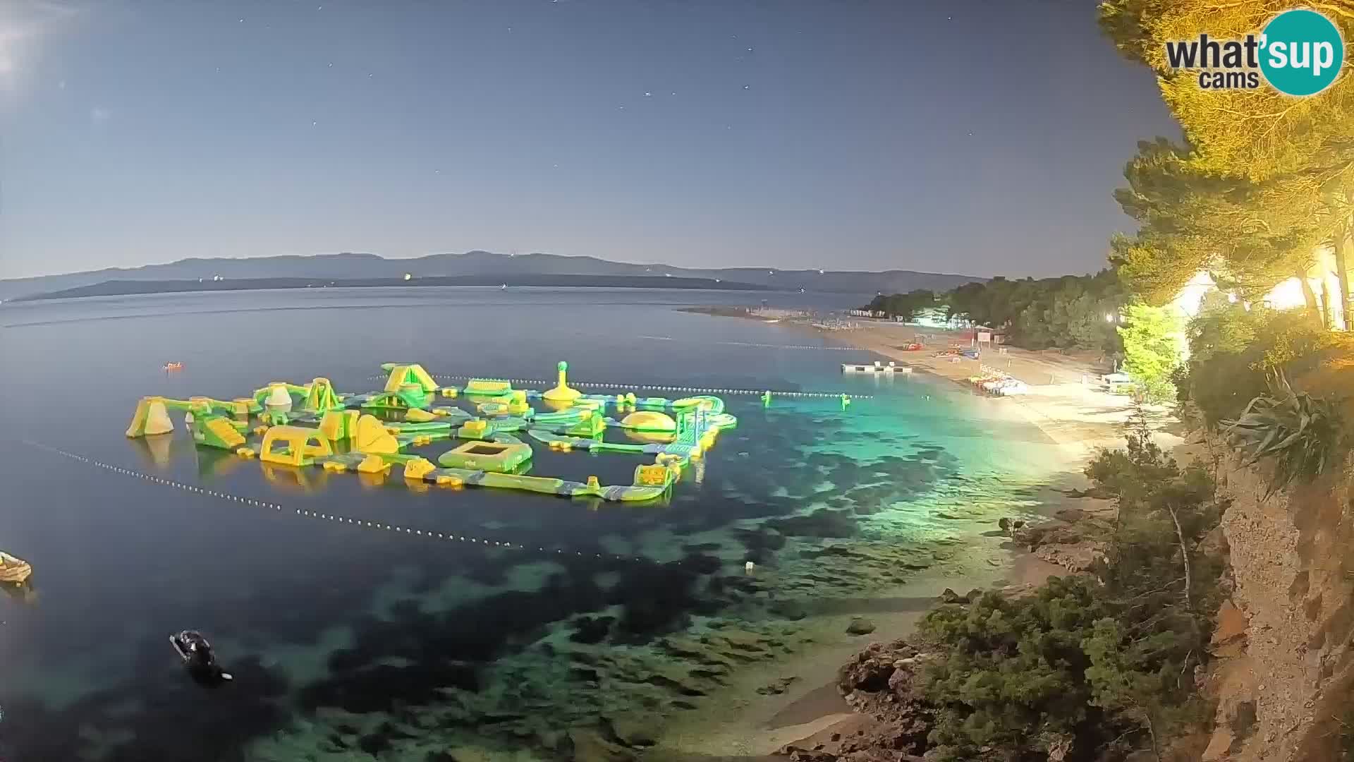 Webcam Bol Zlatni Rat – Vista en vivo desde la isla de Brač