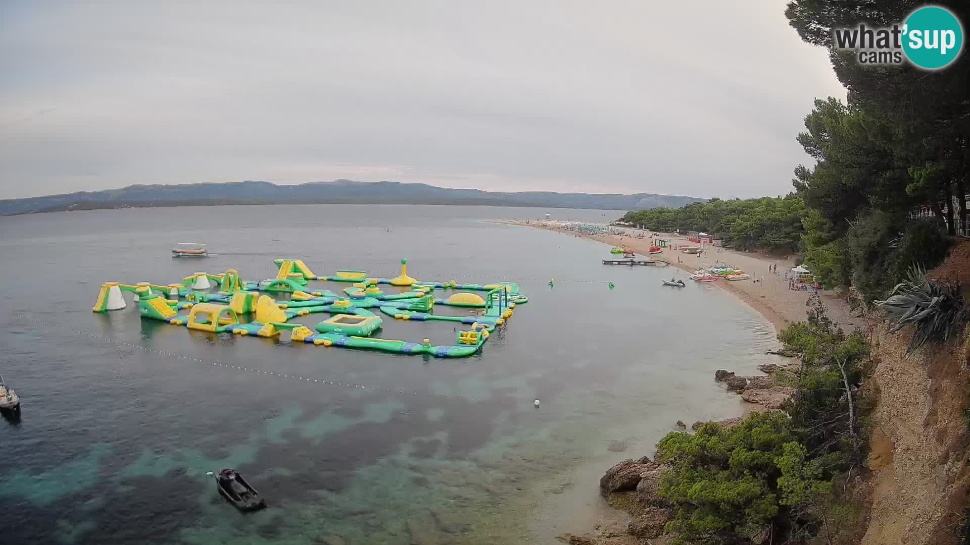Webcam Zlatni Rat Bol – Liveblick vom berühmten Strand auf Brač