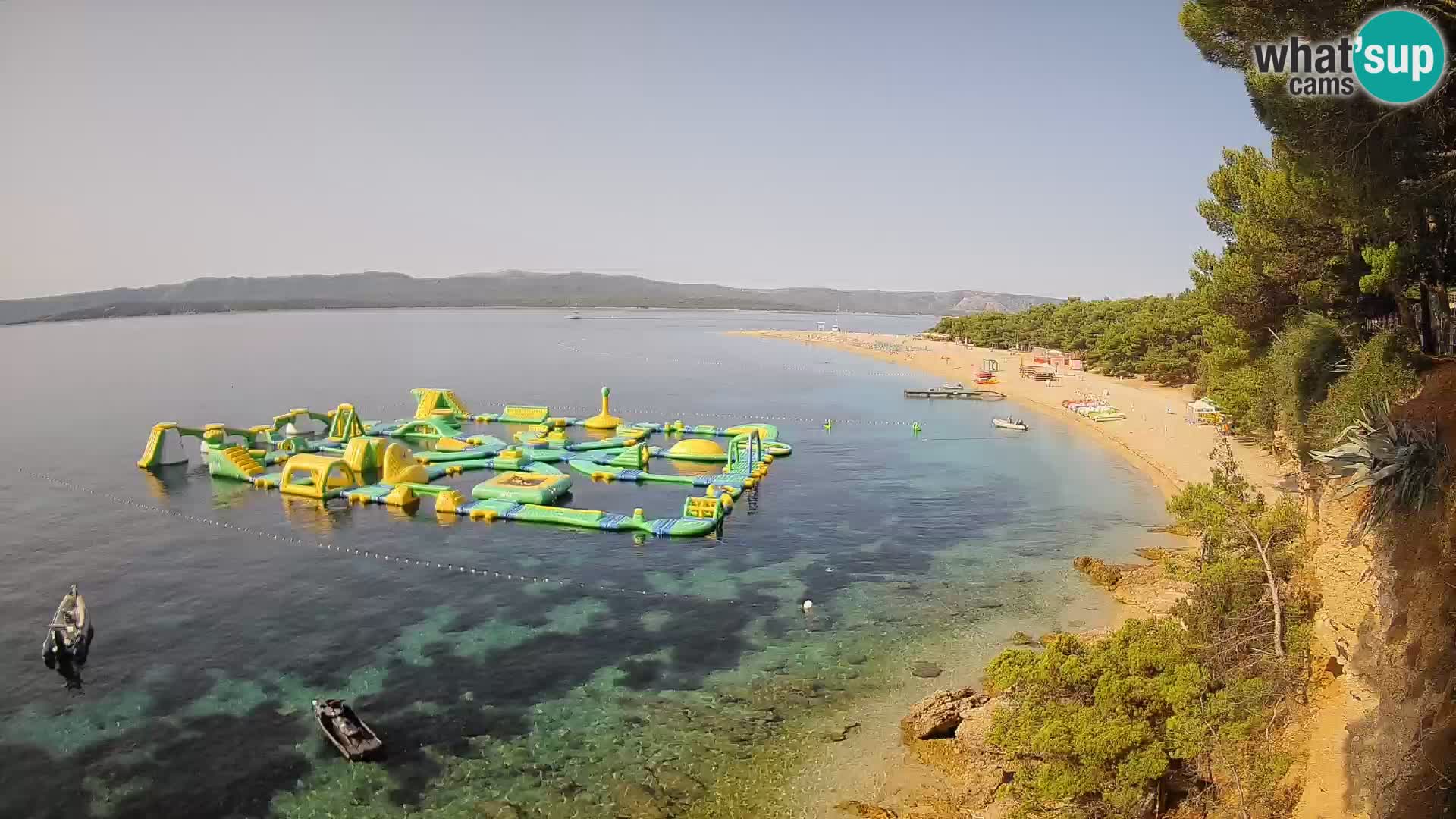 Webcam Zlatni Rat Bol – Liveblick vom berühmten Strand auf Brač