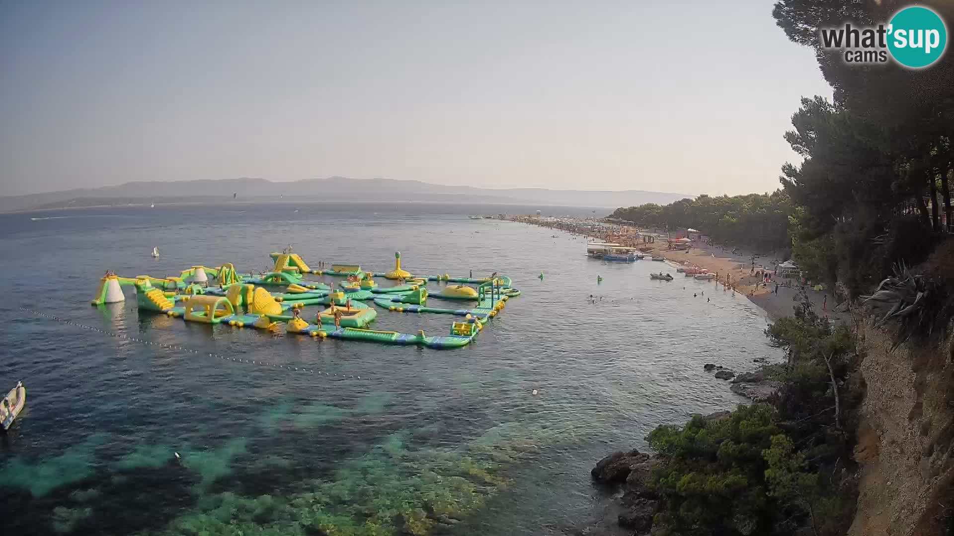 Webcam Zlatni Rat Bol – Liveblick vom berühmten Strand auf Brač