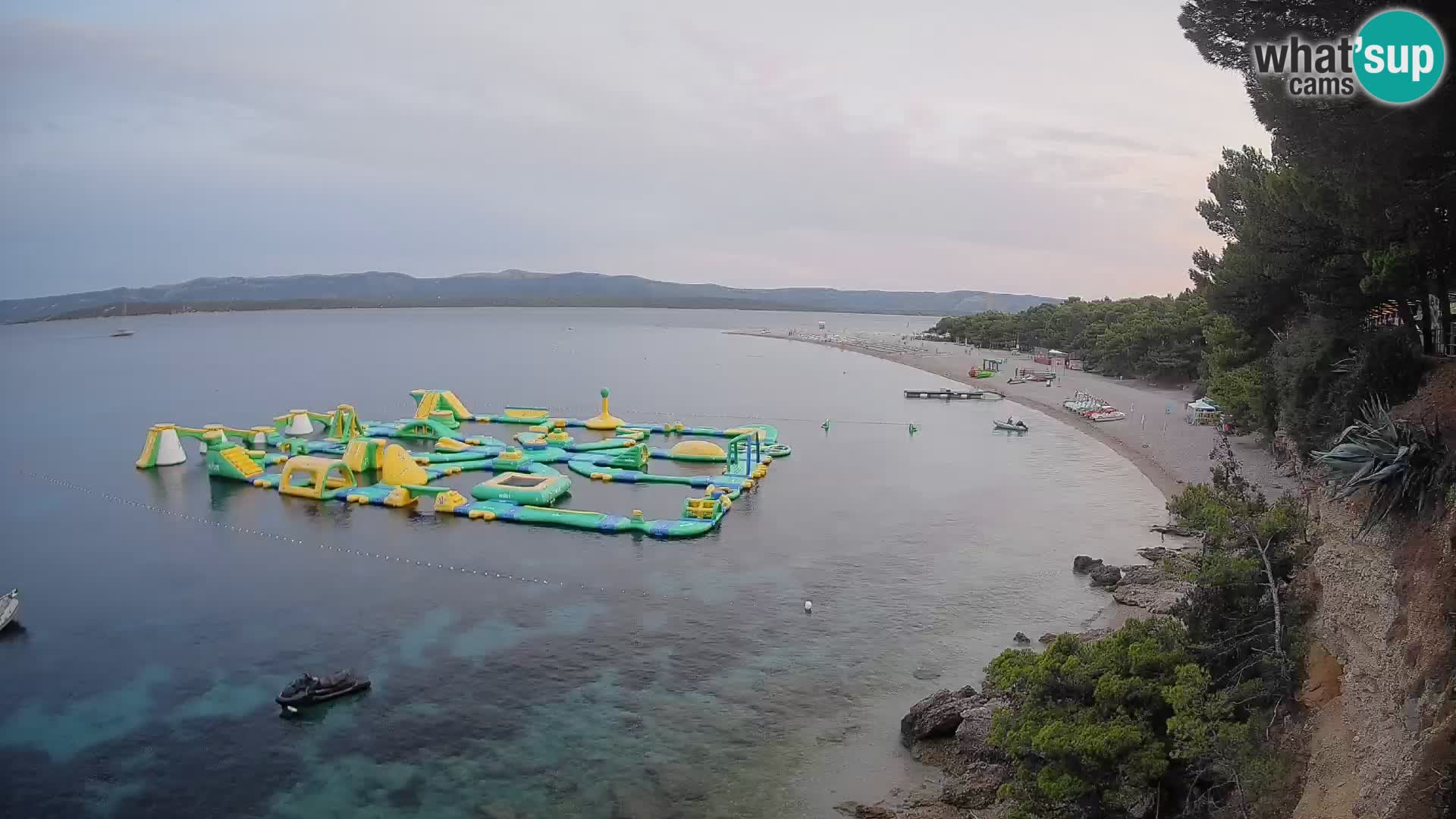 Webcam Bol Zlatni Rat – Vista en vivo desde la isla de Brač