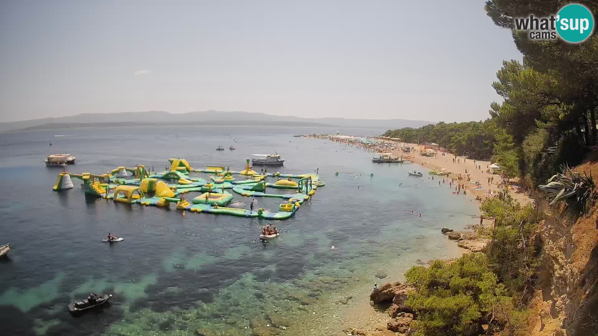 Webcam Zlatni Rat Bol – Liveblick vom berühmten Strand auf Brač