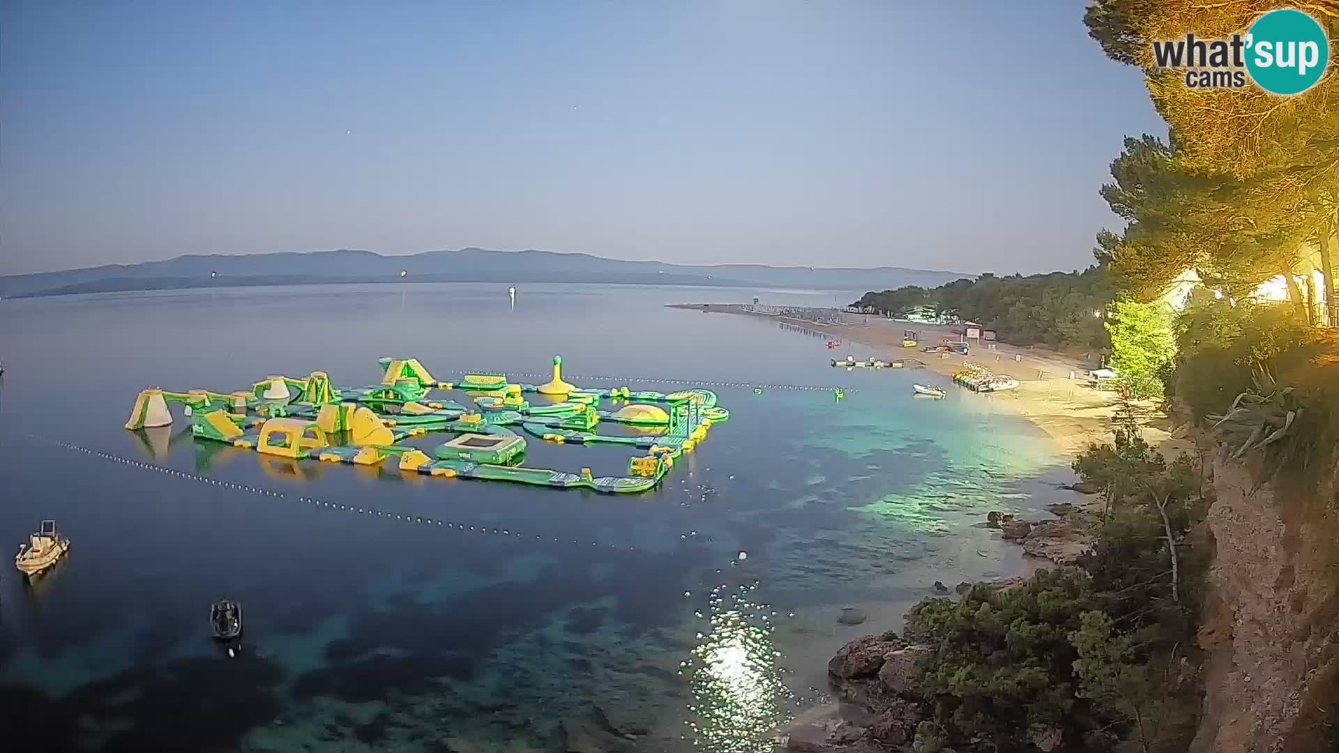 Webcam Zlatni Rat Bol – Liveblick vom berühmten Strand auf Brač
