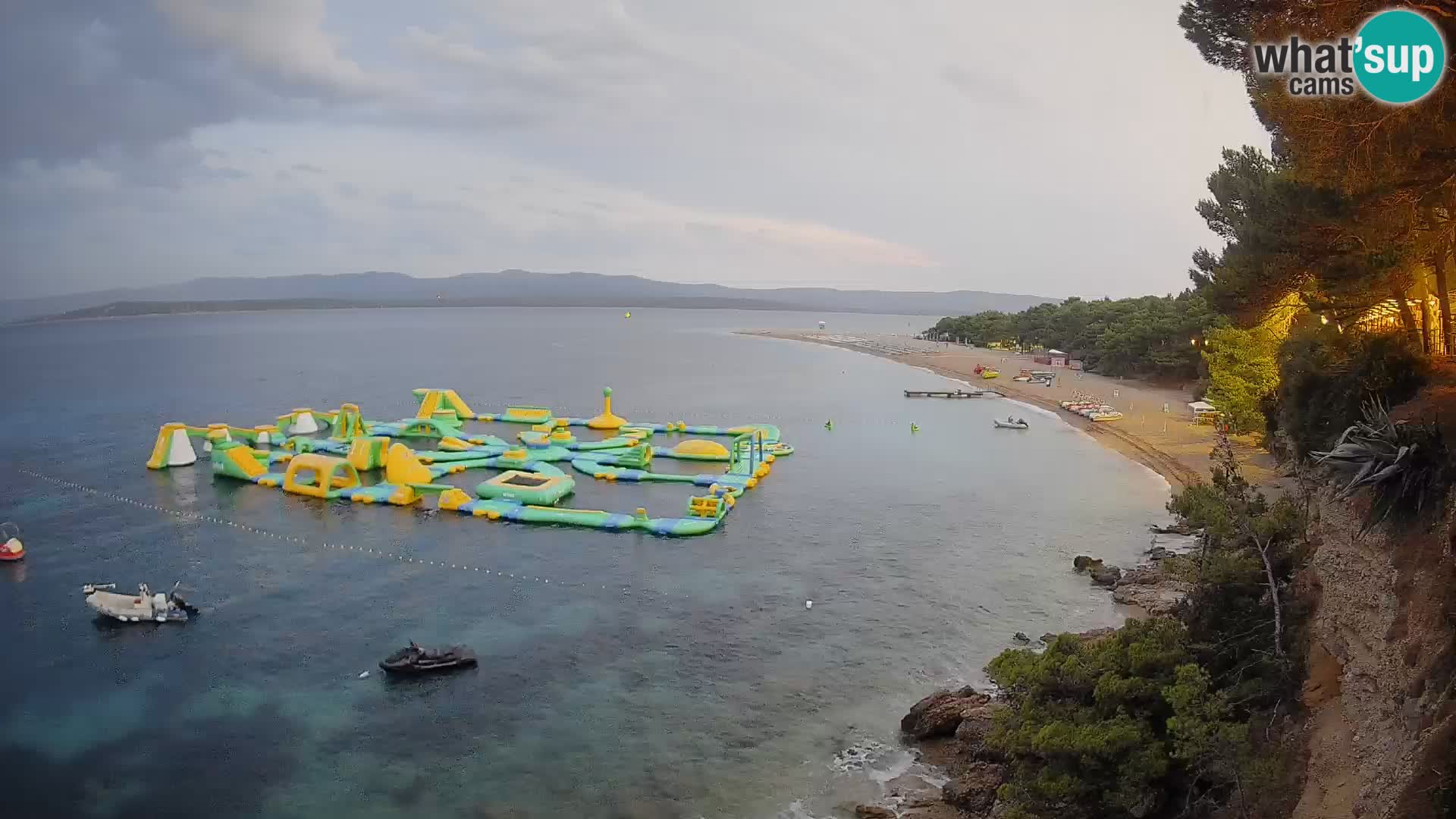 Webcam Zlatni Rat Bol – Liveblick vom berühmten Strand auf Brač