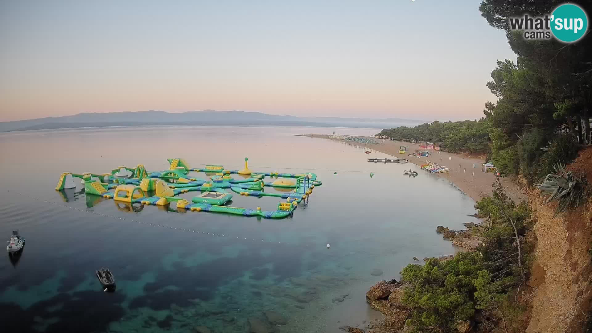 Webcam Bol Zlatni Rat – Vista en vivo desde la isla de Brač
