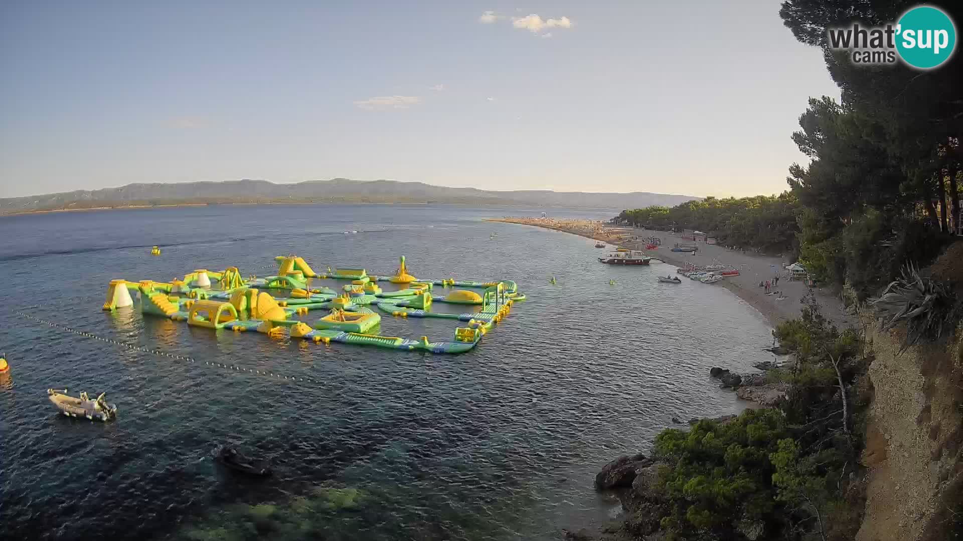 Webcam Zlatni Rat Bol – Liveblick vom berühmten Strand auf Brač
