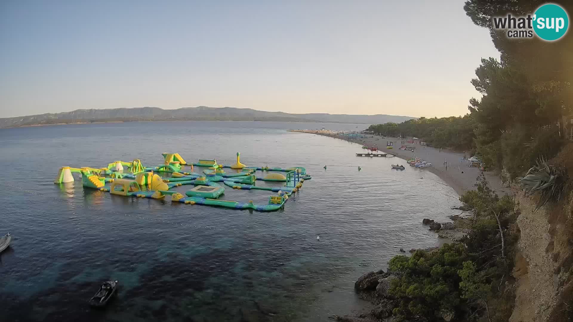 Webcam Zlatni Rat Bol – Liveblick vom berühmten Strand auf Brač