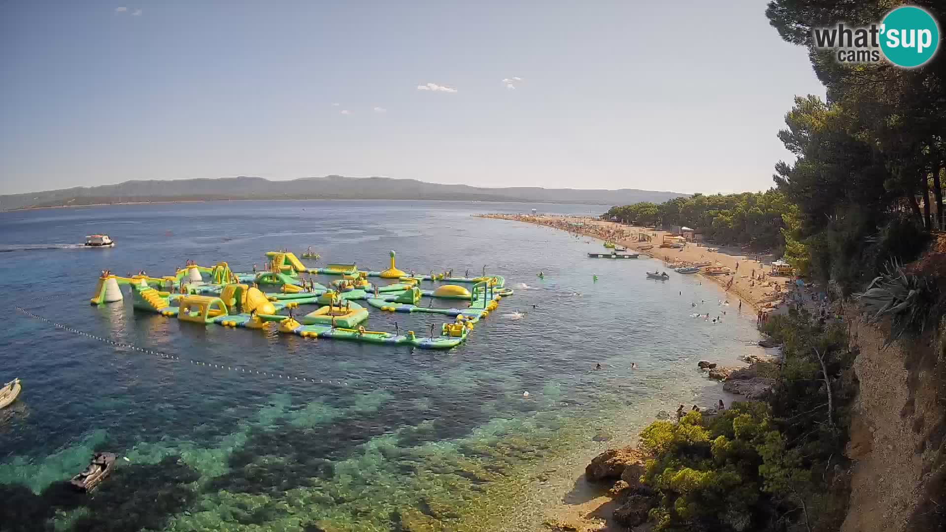 Webcam Bol Zlatni Rat – Vista en vivo desde la isla de Brač
