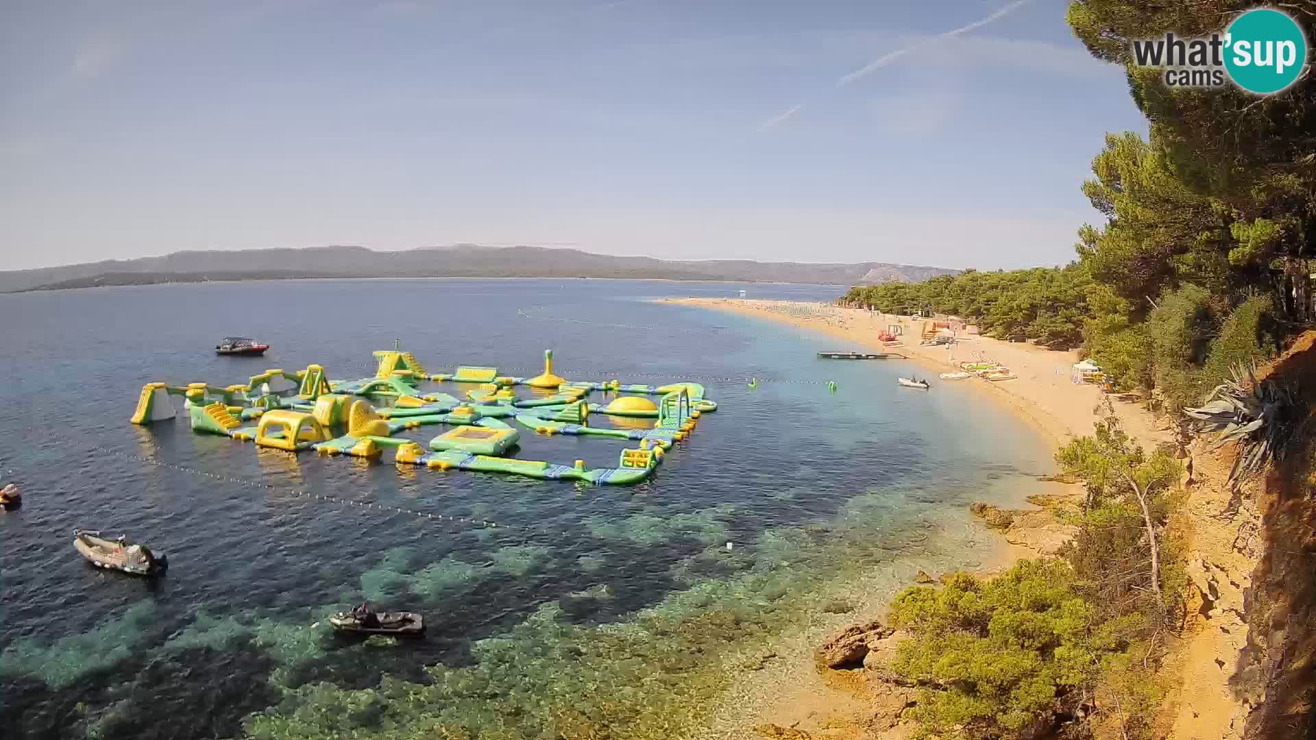 Webcam Bol Zlatni Rat – Vista en vivo desde la isla de Brač