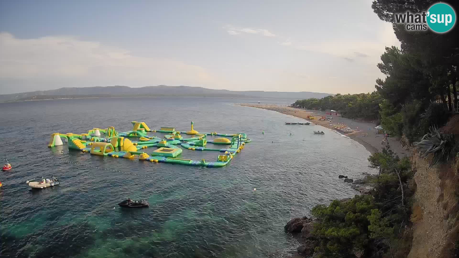 Webcam Bol Zlatni Rat – Vista en vivo desde la isla de Brač