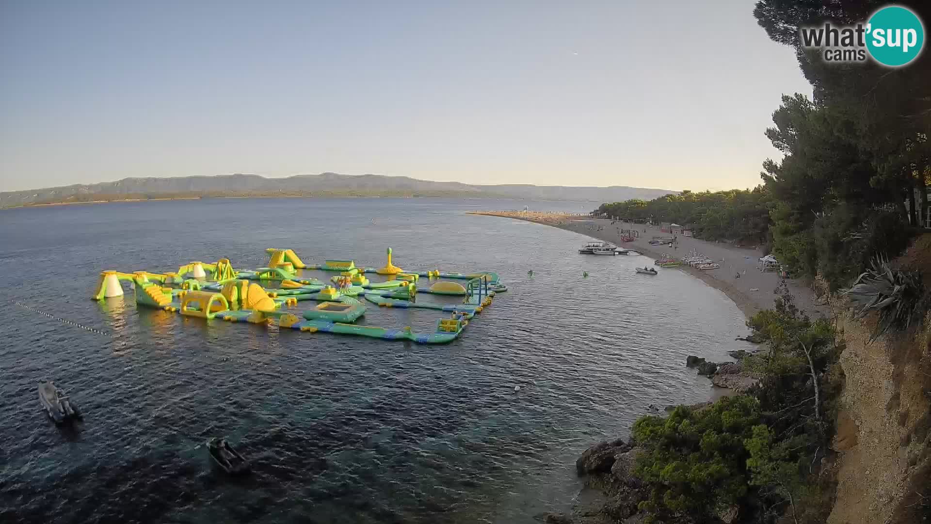 Webcam Bol Zlatni Rat – Vista en vivo desde la isla de Brač