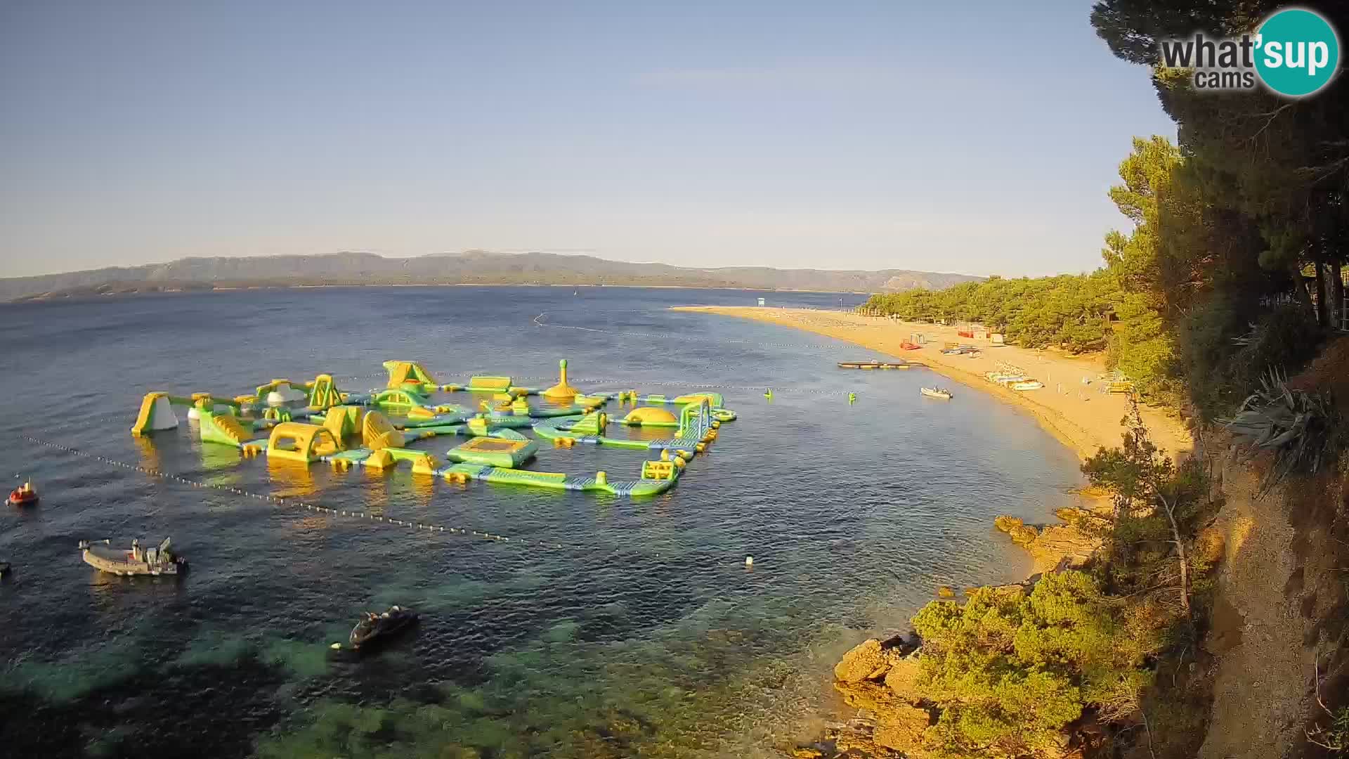Webcam Bol Zlatni Rat – Vista en vivo desde la isla de Brač